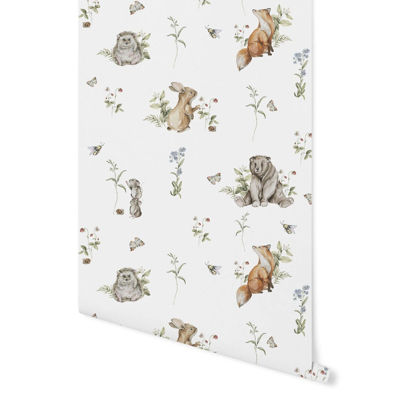 Woodland Animal Wallpaper