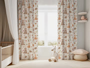 Baby Woodland Theme Curtain - Kids Room Curtain