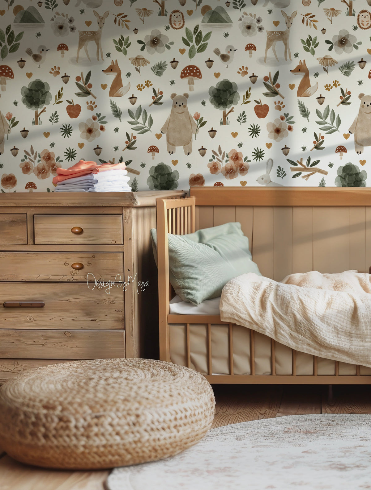 Italy Wallpaper, Citrus Lemons & Clementines Wallpaper - Nursery Wall Decor Wallpapers