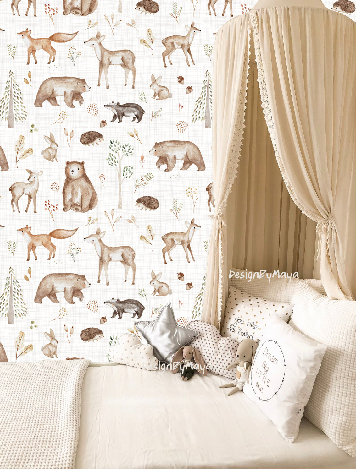 Woodland Wallpaper - Nursery Wall Decor Wallpapers