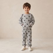 Organic Tee & Pant Slouch Set - Woodland Bear