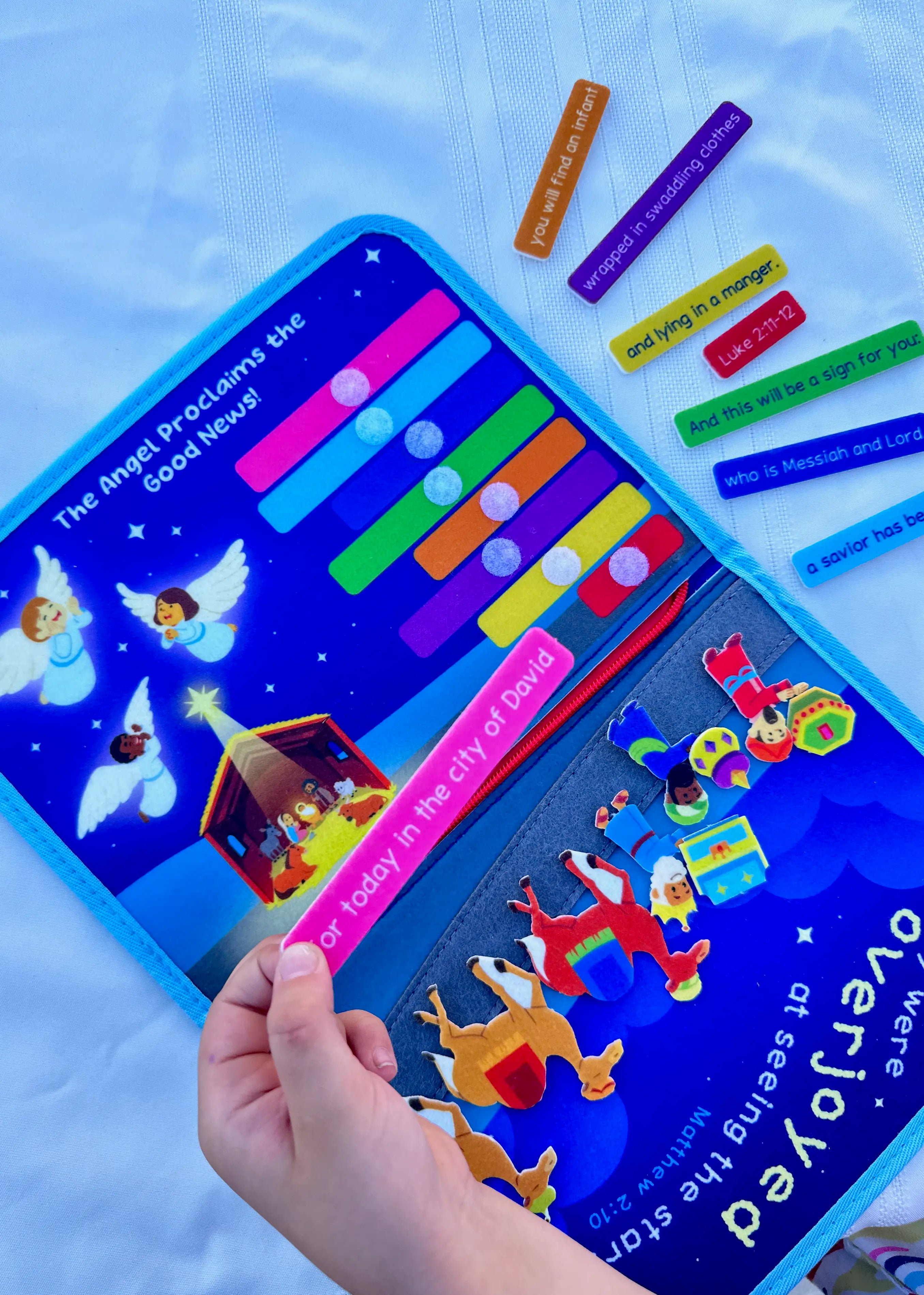 My Pray And Play Nativity Busy Book - A Quiet Felt Book