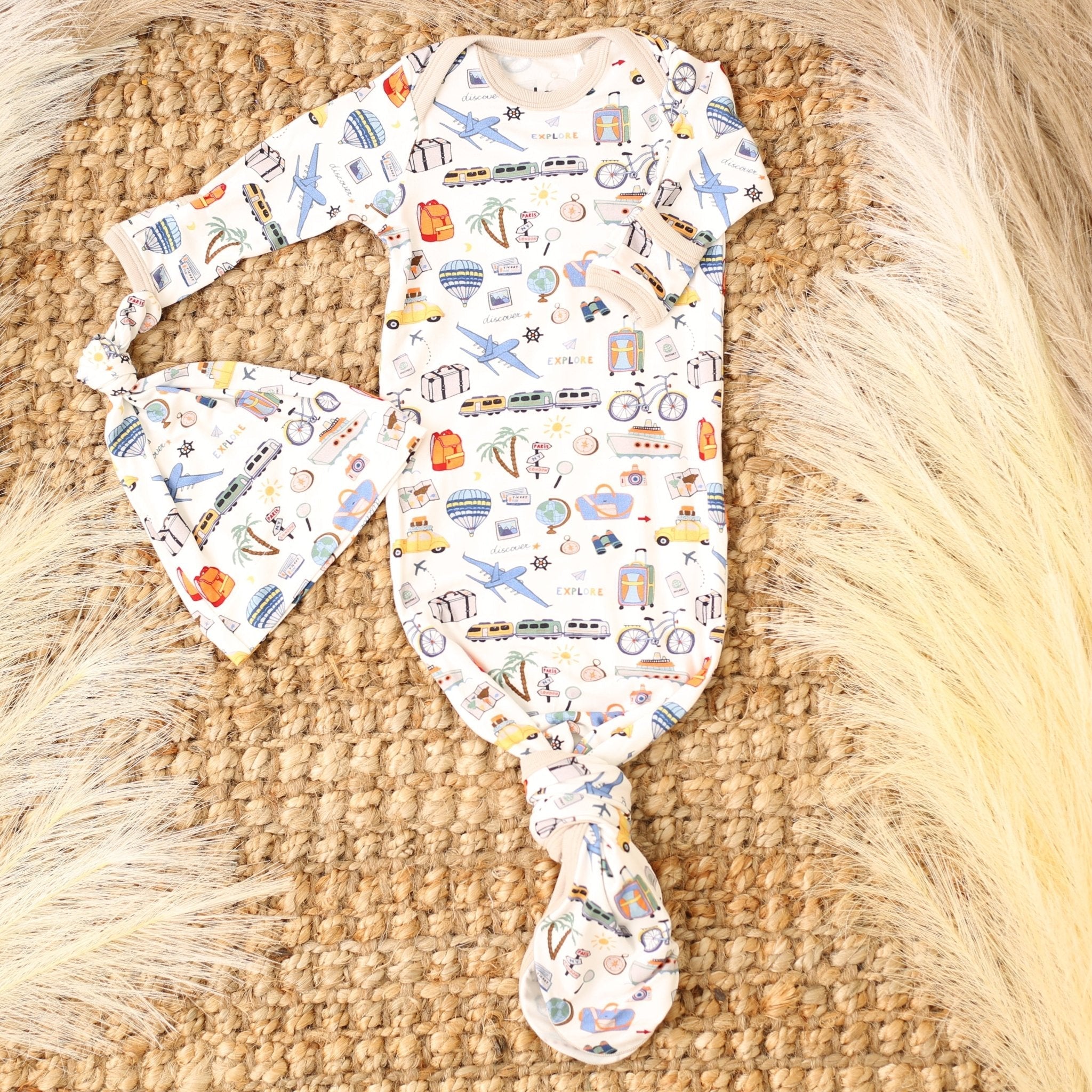 World Traveler  Gown & Hat