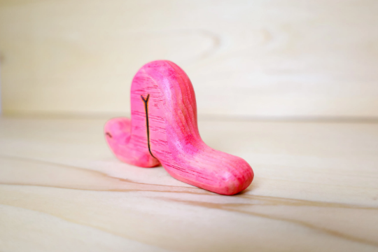 Wooden Earthworm Worm Toy