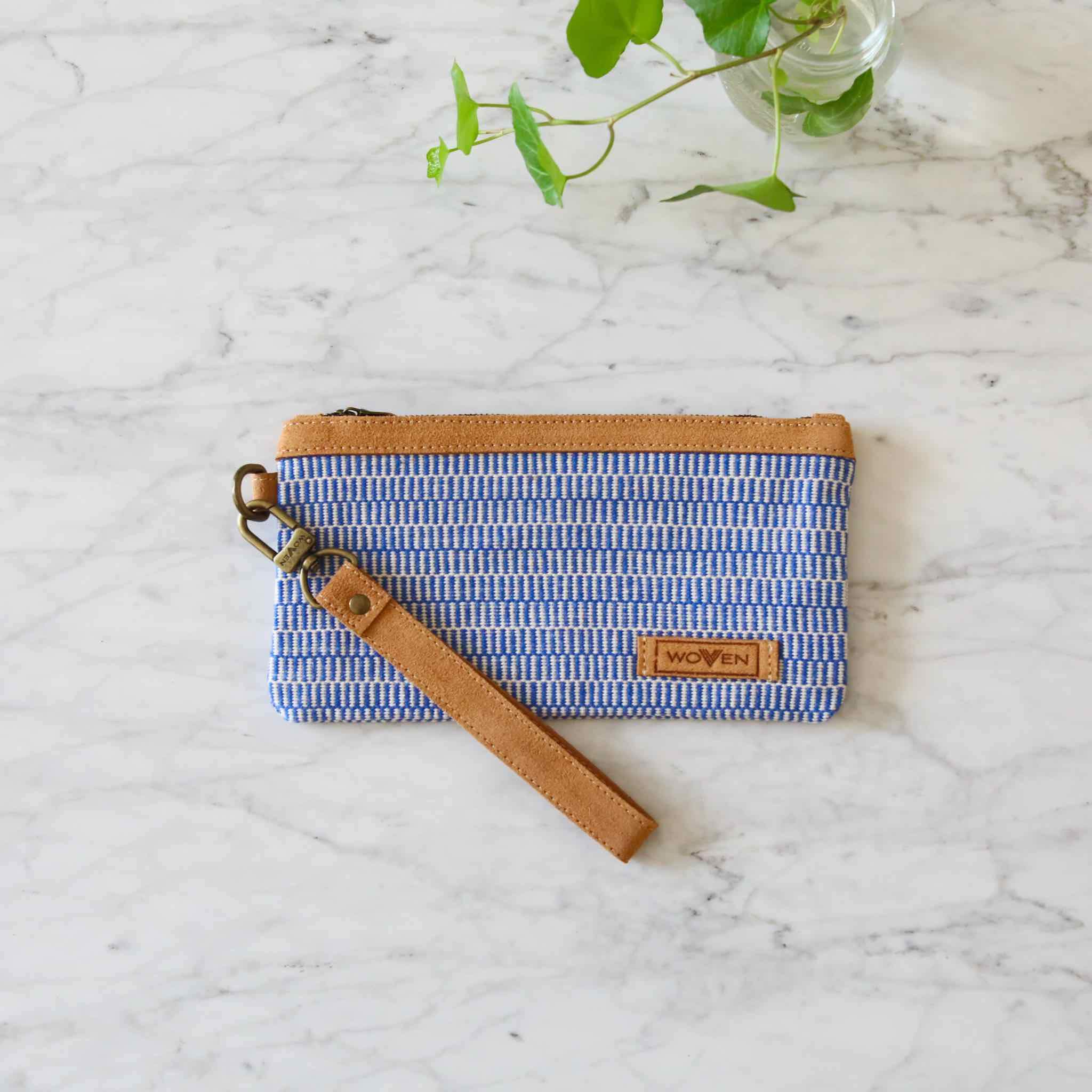 Woven Phone Wallet - Stripe