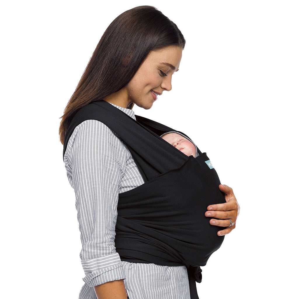 Moby Wrap Classic Wrap Baby Carrier Black