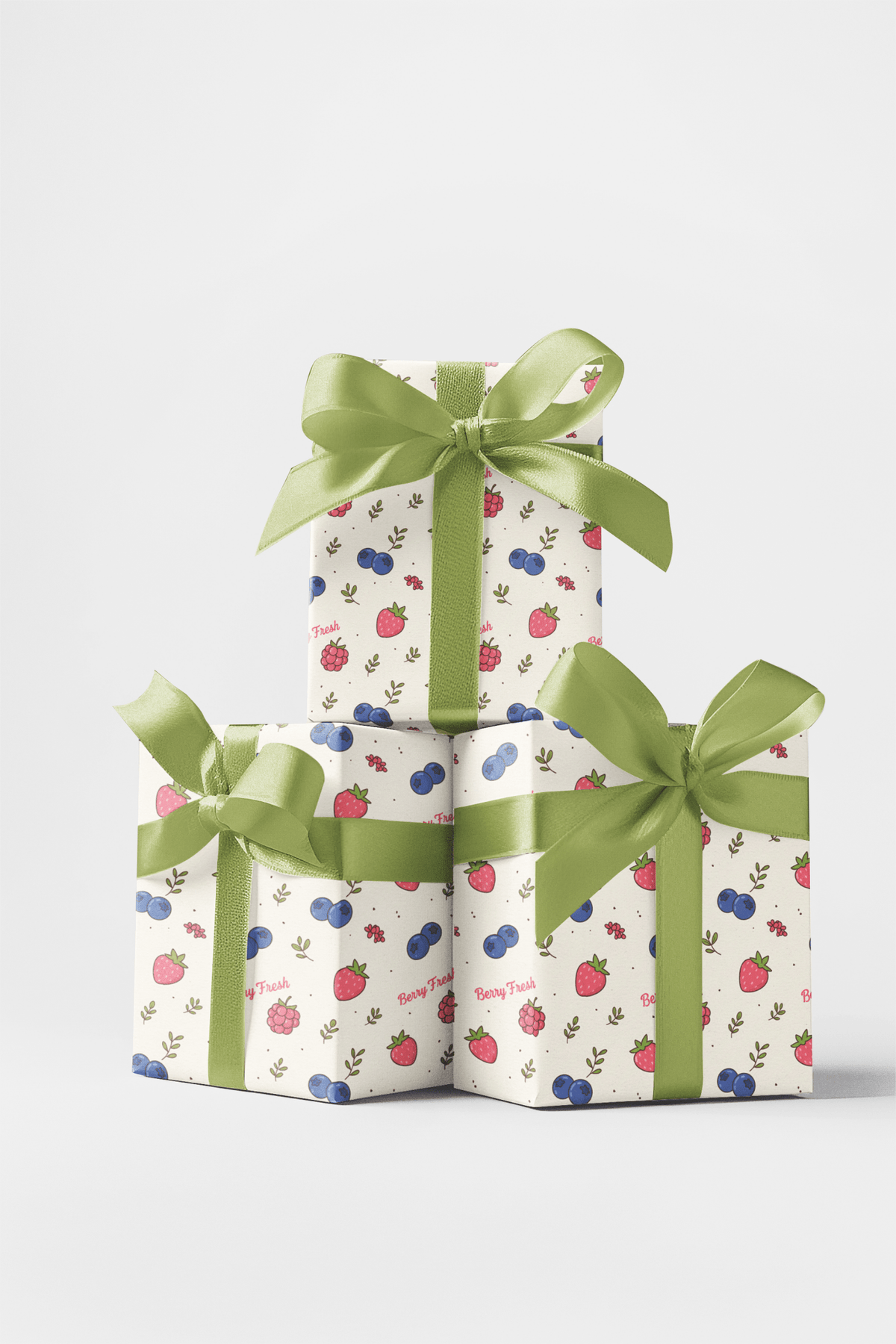 Farmer's Market: Berry Fresh Wrapping Paper