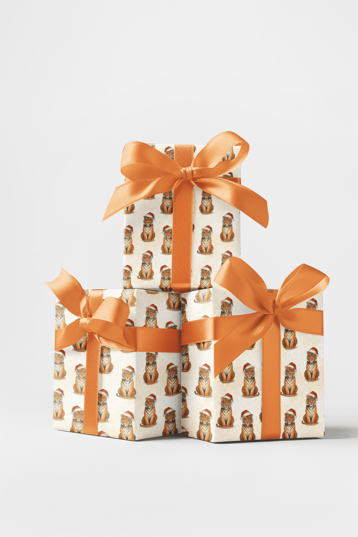 Santa’s Striped Helper Wrapping Paper