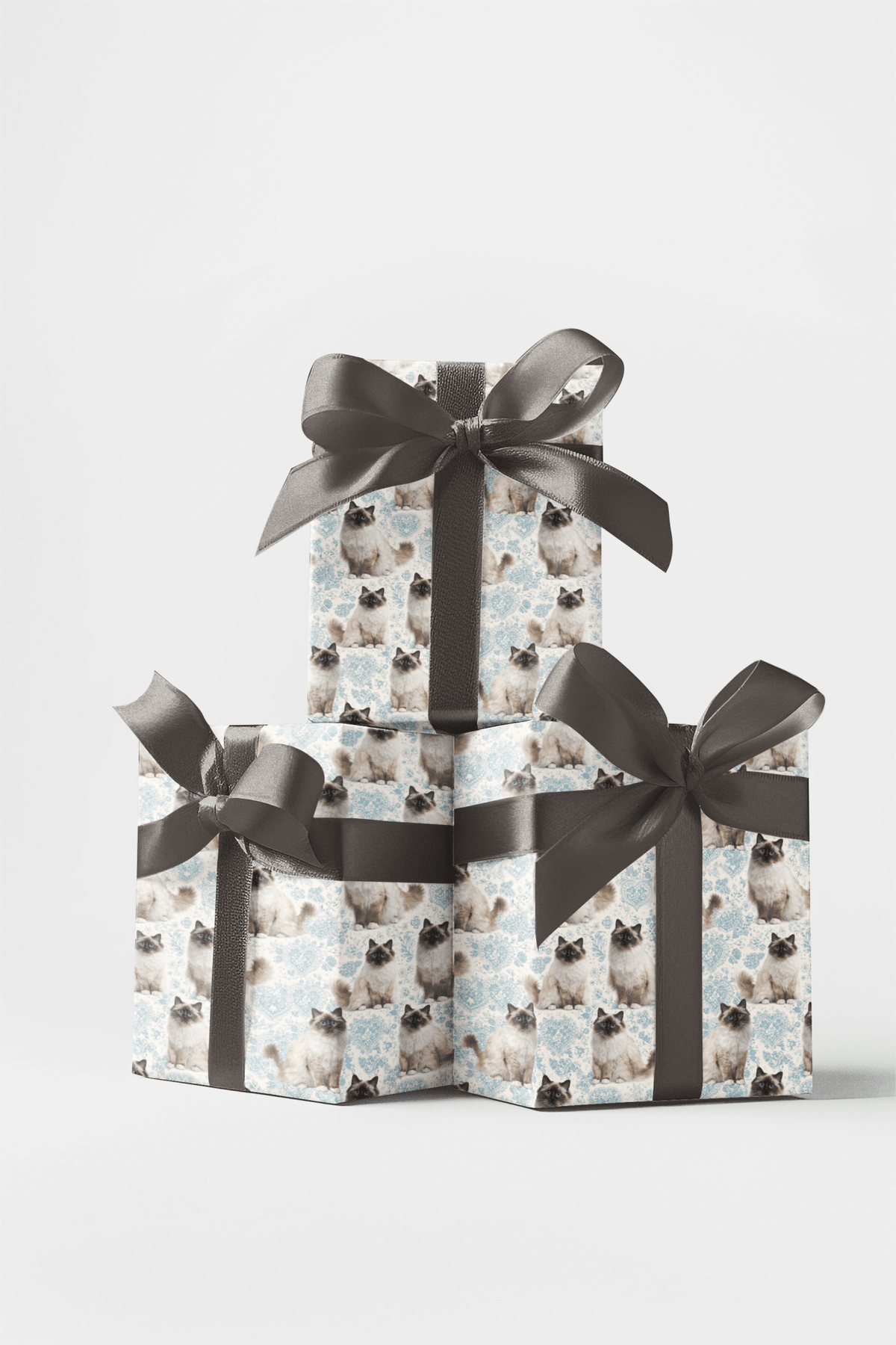 Birman Blue Elegance Wrapping Paper