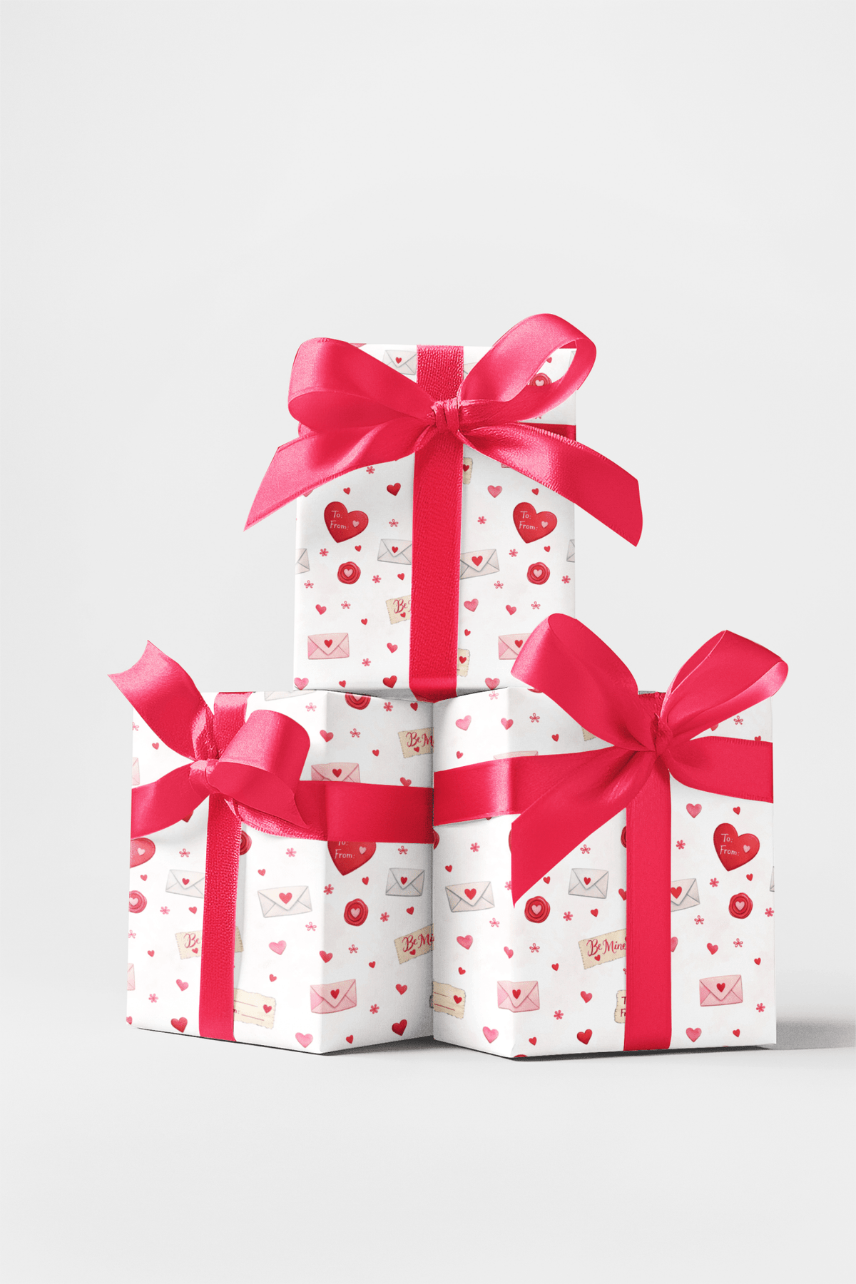 Secret Admirer Notes Wrapping Paper