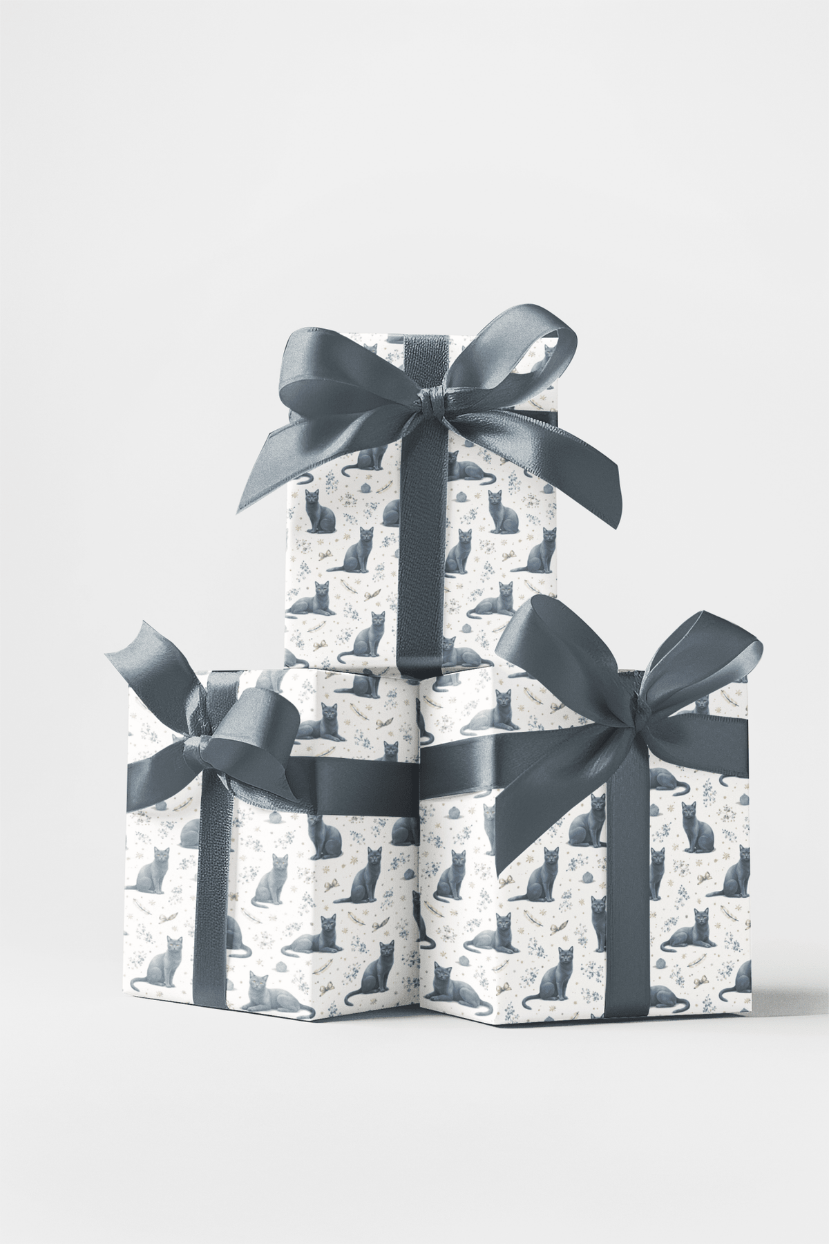 Russian Blue Calm Wrapping Paper