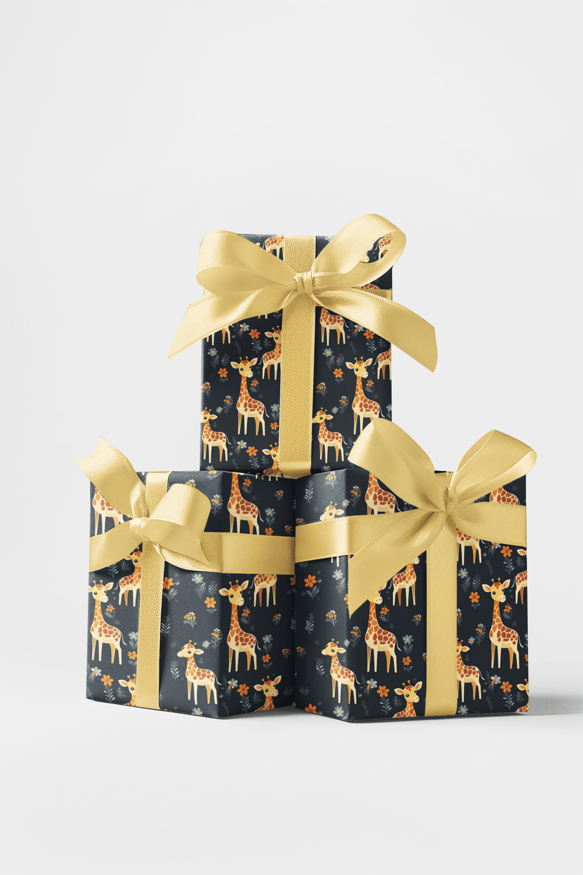 Charming Giraffes Wrapping Paper