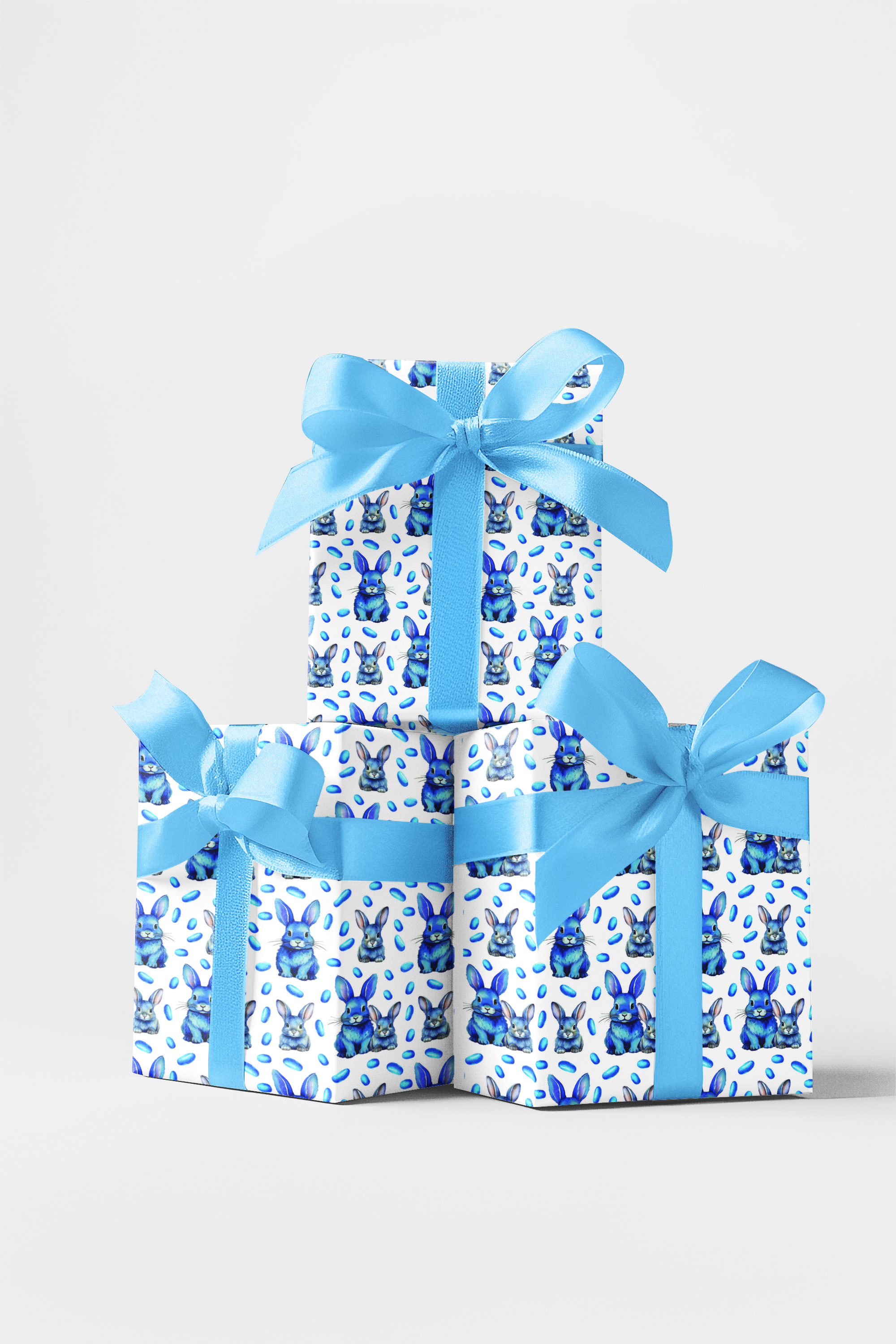 Bunnies And Beans - Blue