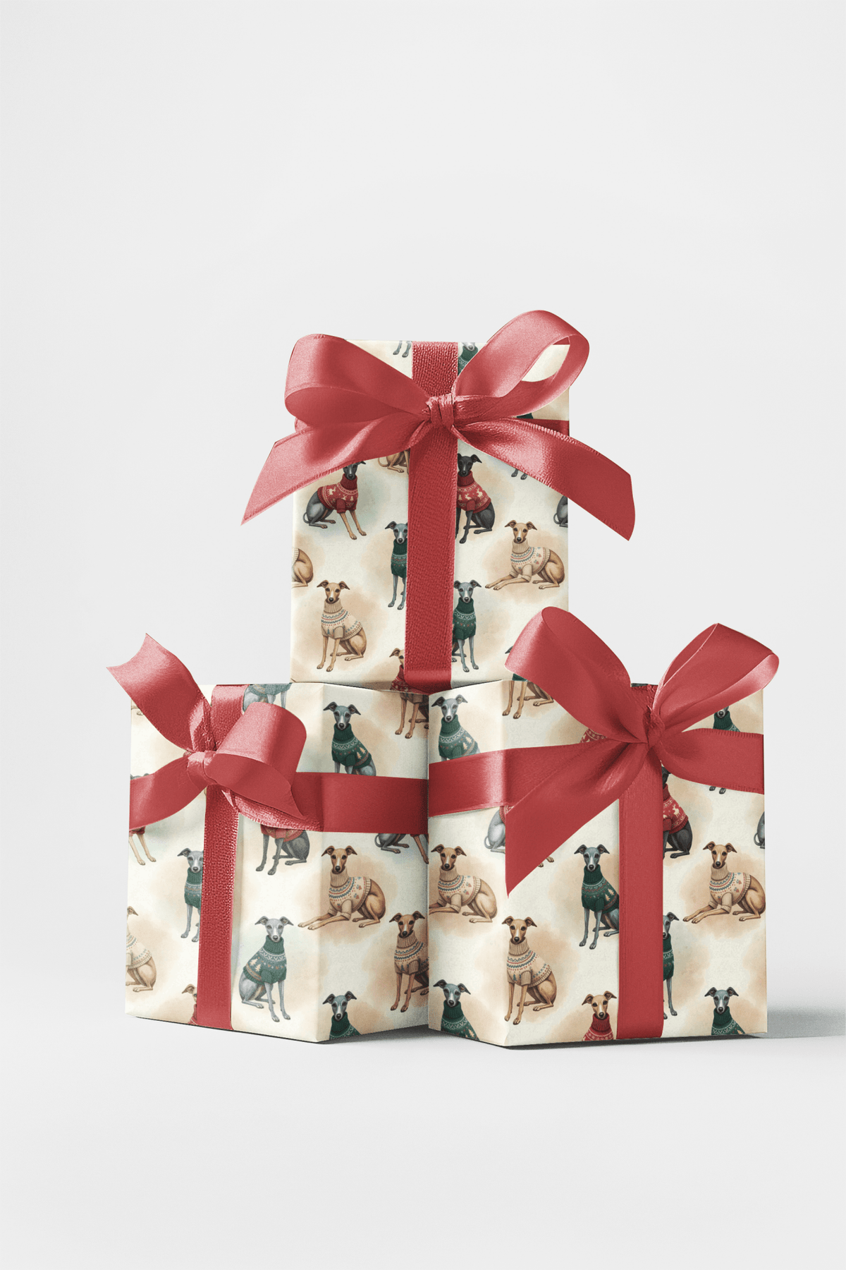 Italian Greyhound Holiday Sweaters Wrapping Paper