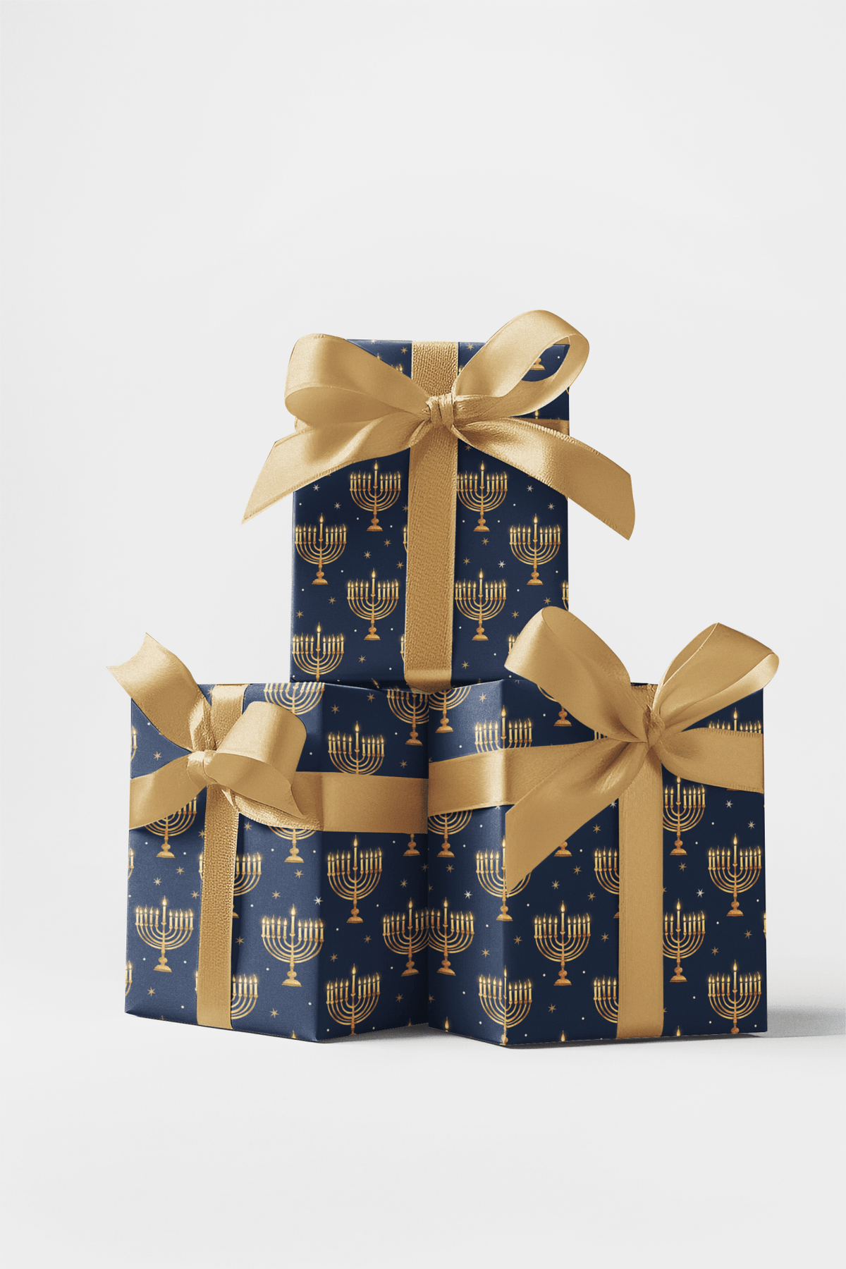 Menorah Glow Wrapping Paper