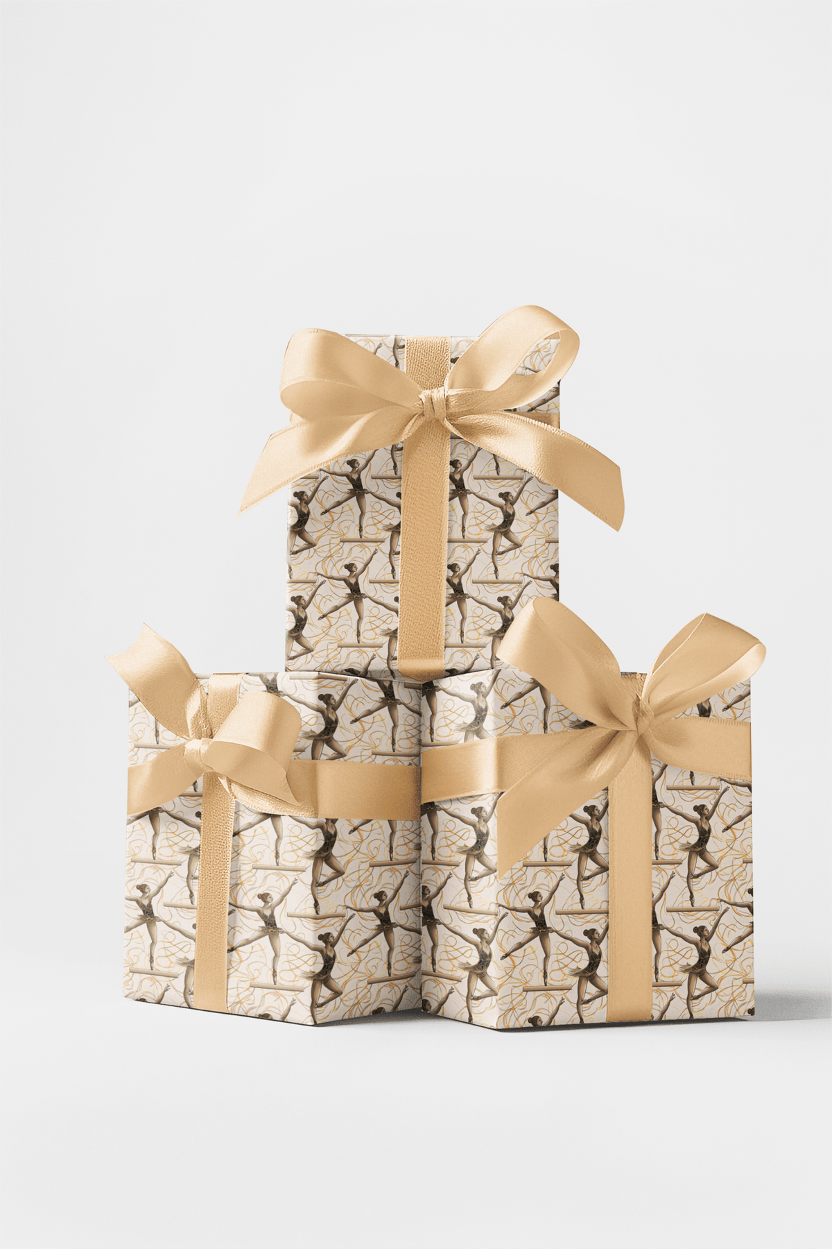 Balance Beam Elegance Wrapping Paper