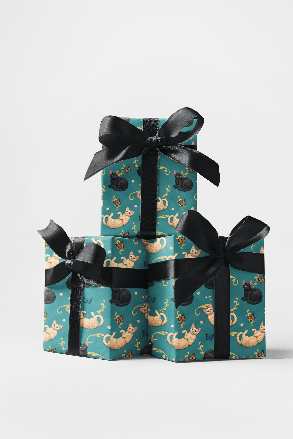 Devon Rex Whimsy Wrapping Paper