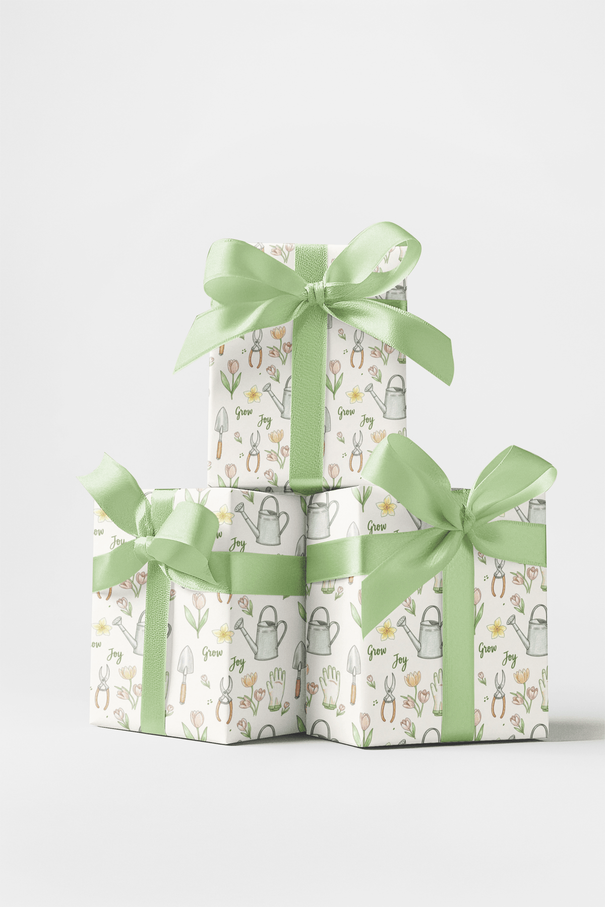 Garden Tools Wrapping Paper
