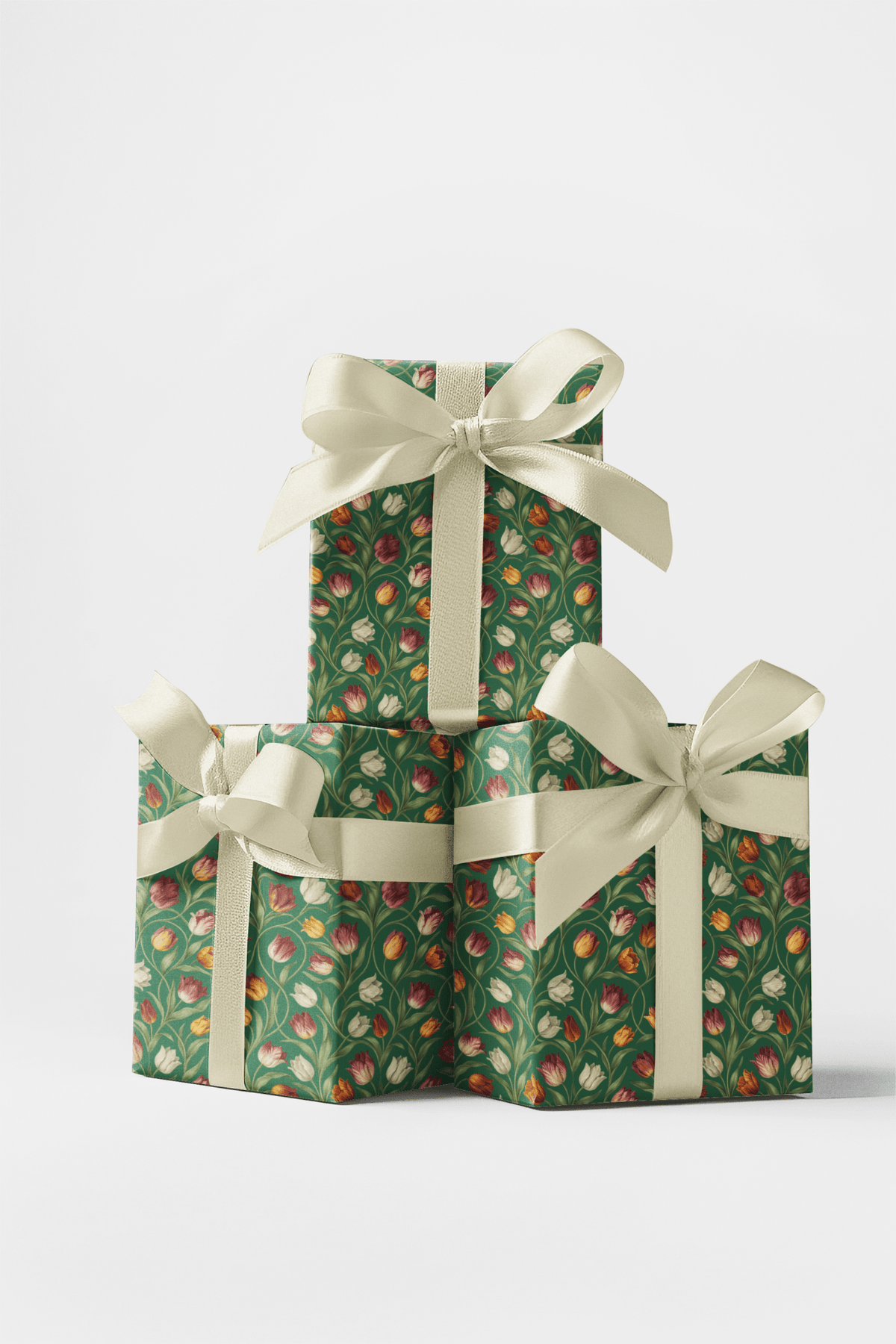 Timeless Tulip Tethers Wrapping Paper