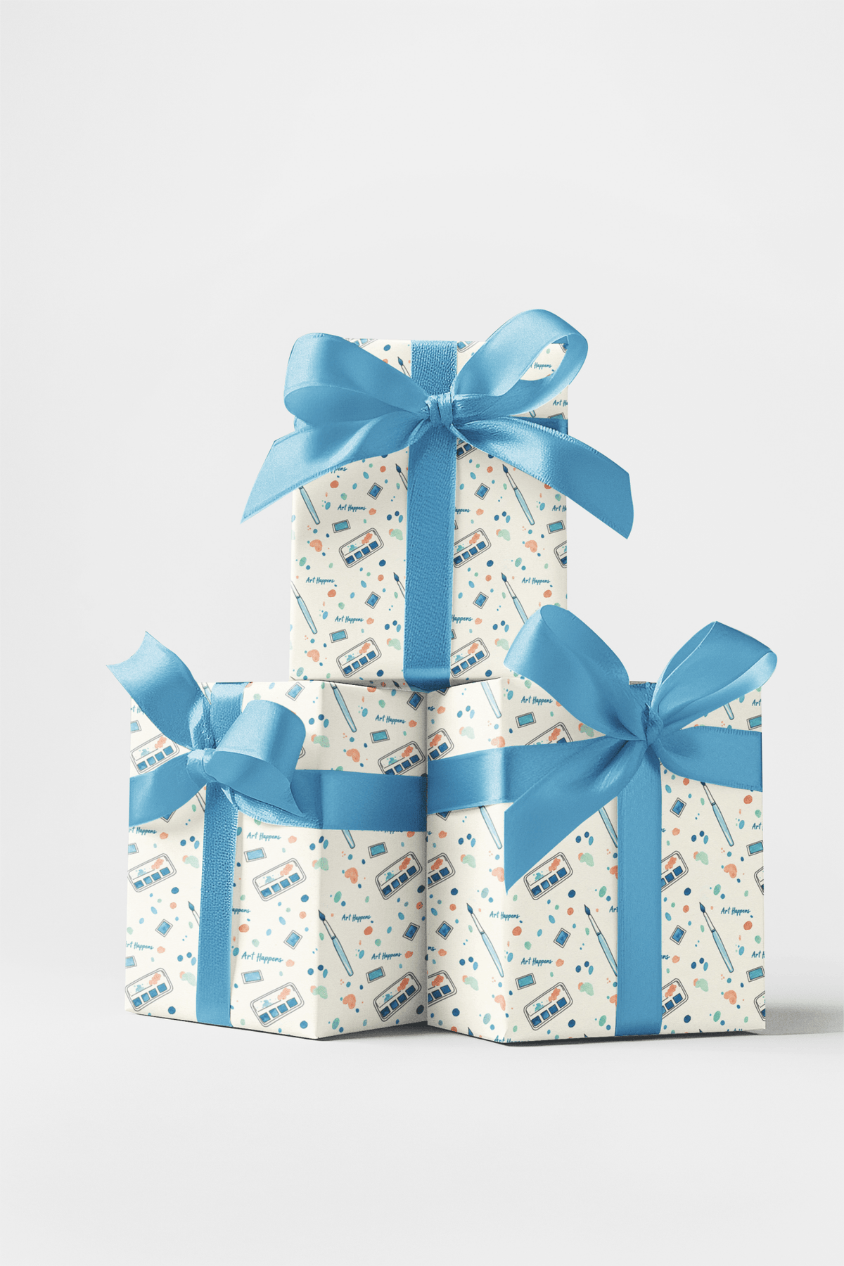 Craft Room Confetti Wrapping Paper