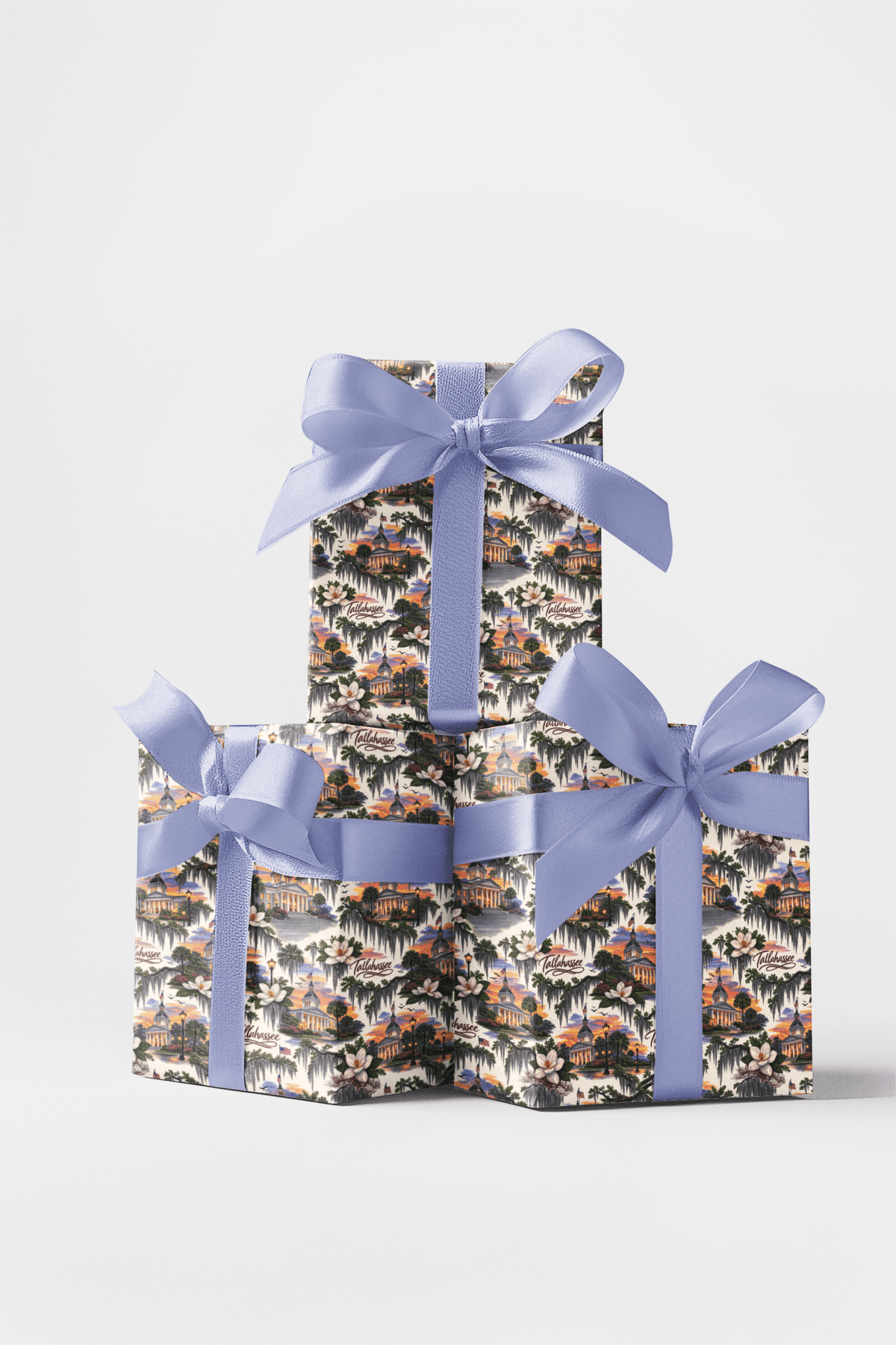 Tallahassee Capitol Oaks Wrapping Paper