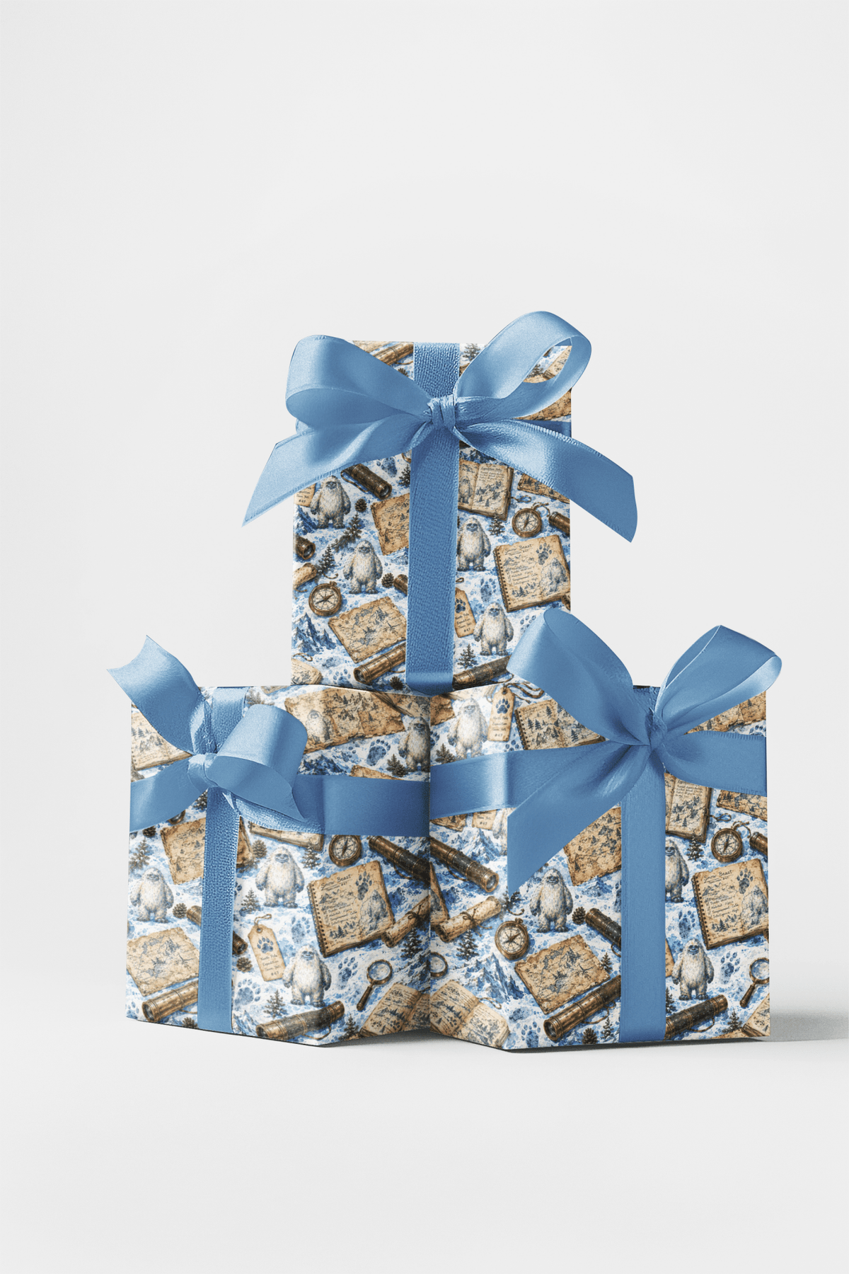 Frost Bound Exploration Wrapping Paper