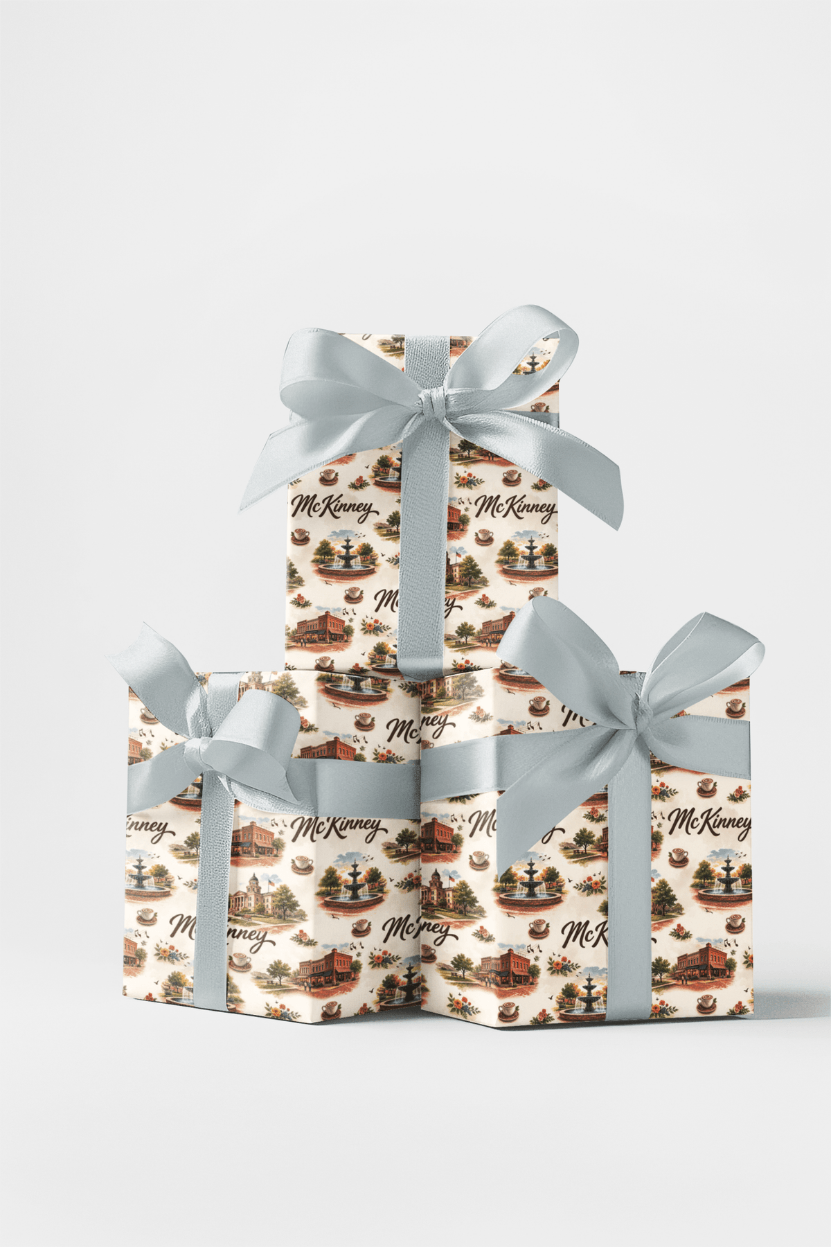 Mckinney Texas Square Wrapping Paper