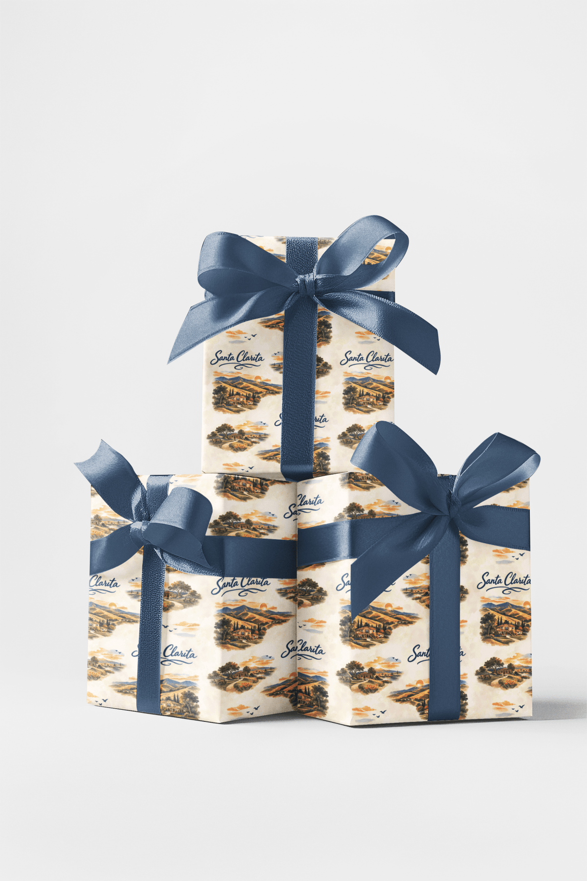 Santa Clarita Canyon Sunset Wrapping Paper