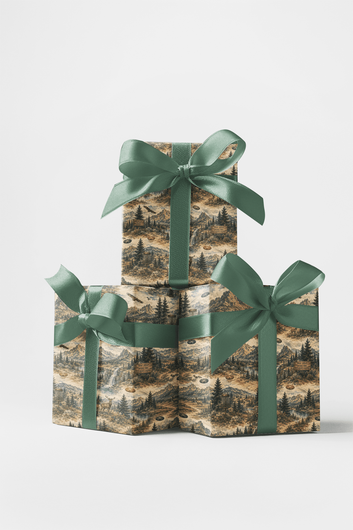 National Park Fairways Wrapping Paper
