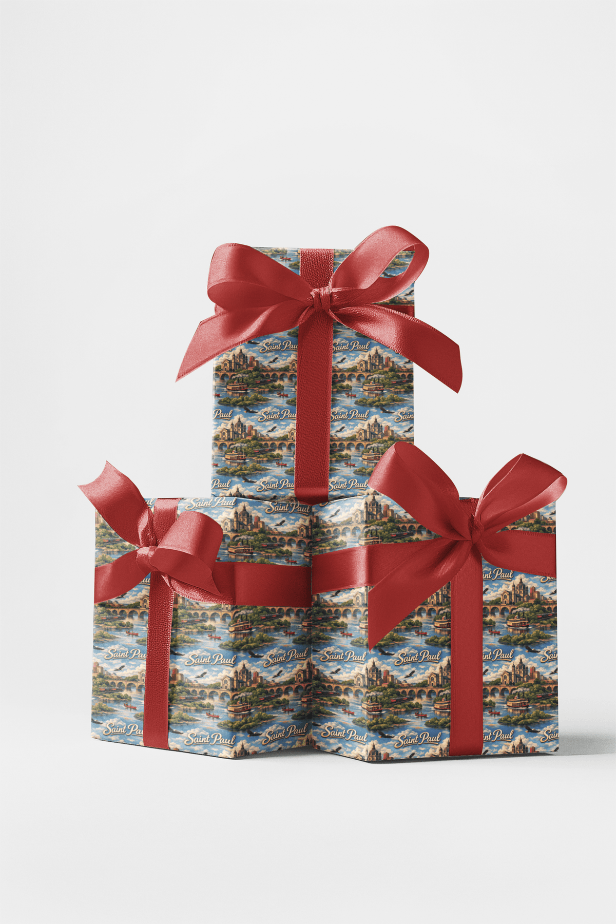 Saint Paul River City Classic Wrapping Paper