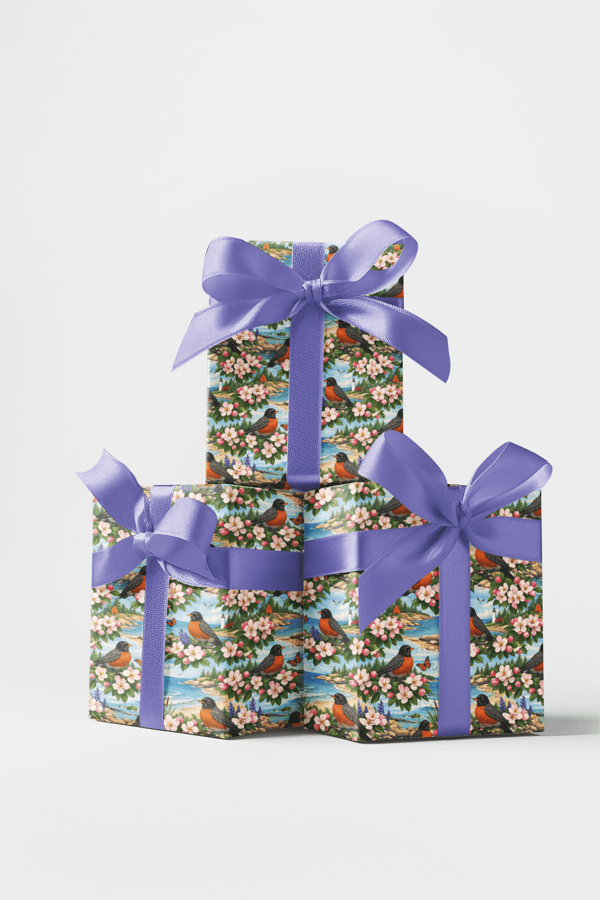 Michigan Flora & Fauna Wrapping Paper