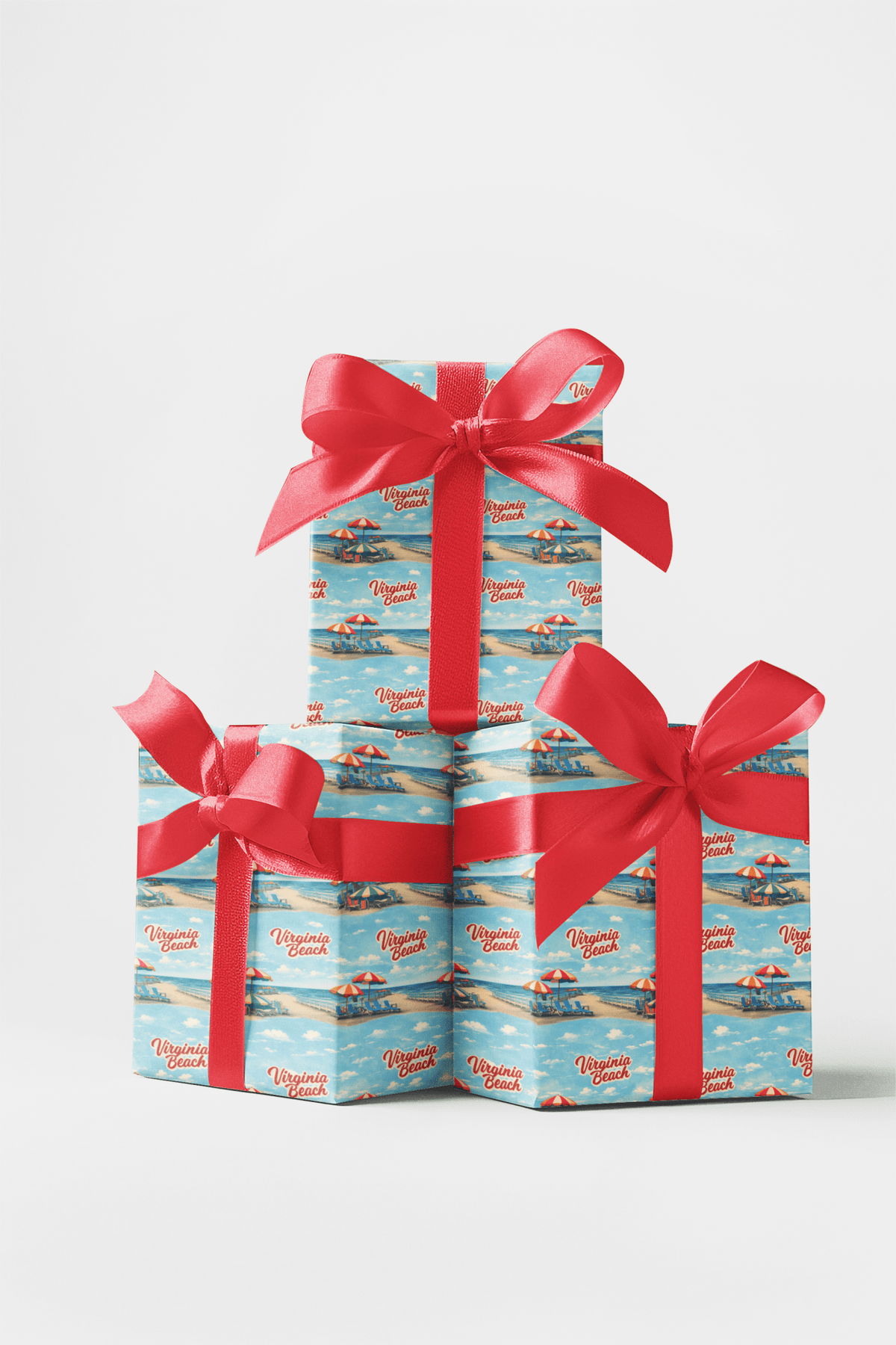 Virginia Beach Shoreline Wrapping Paper