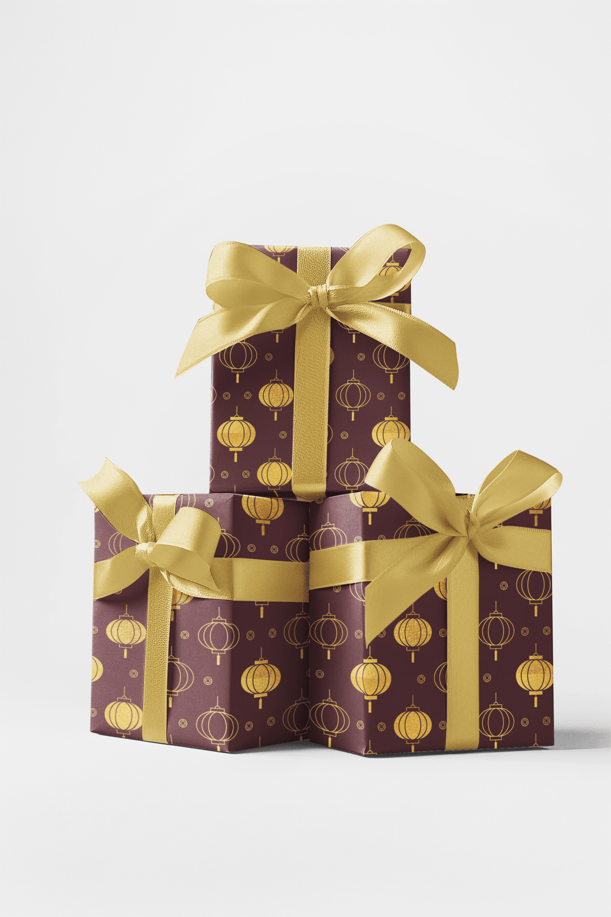 Lunar New Year Lanterns Wrapping Paper