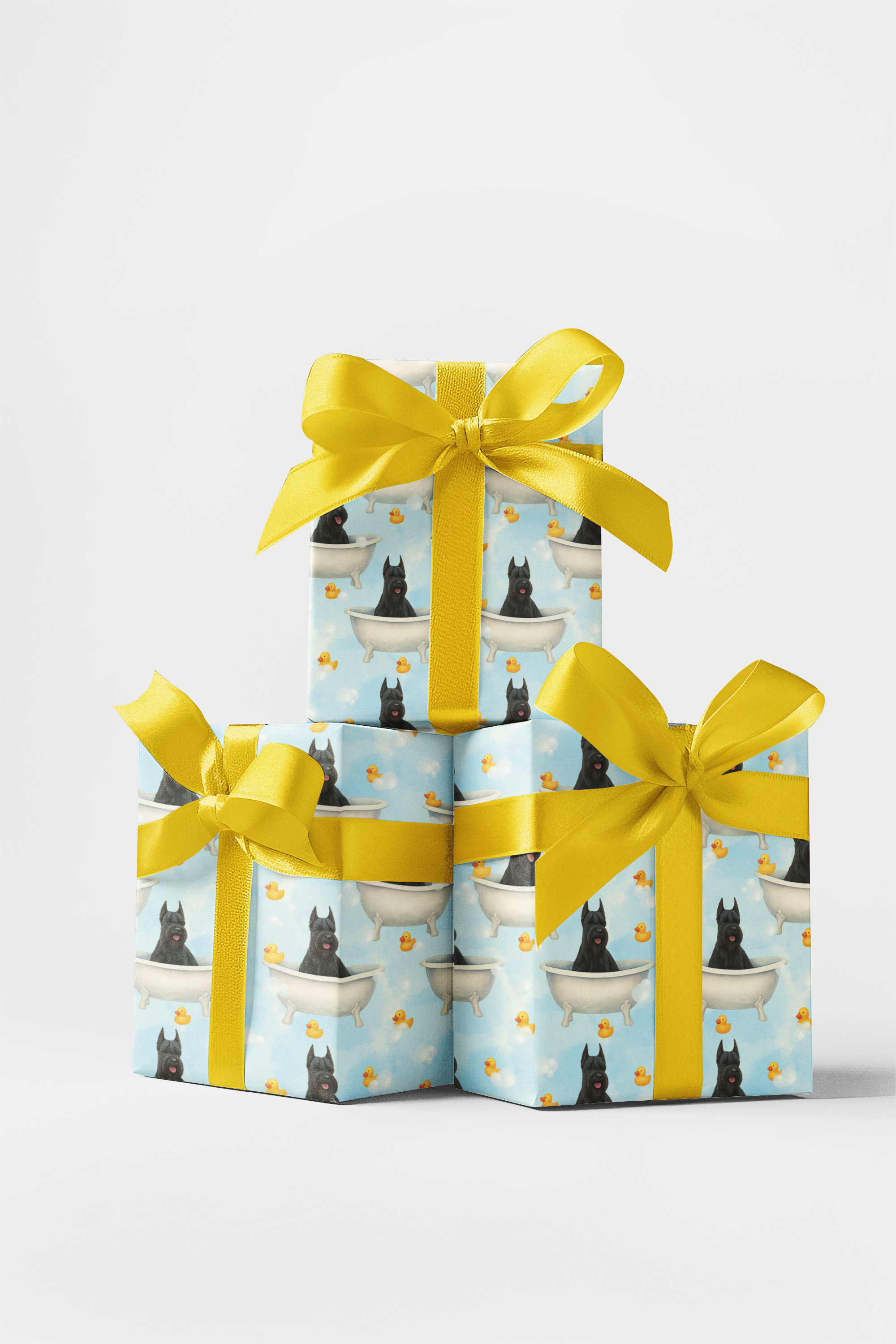 Rubber Ducky Giant Schnauzer Splash