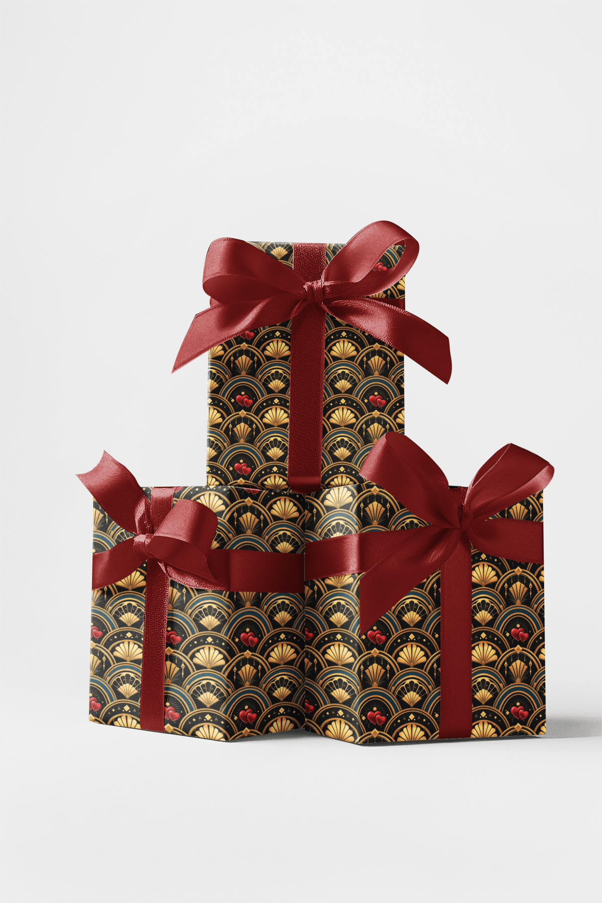 Art Deco Amour Wrapping Paper