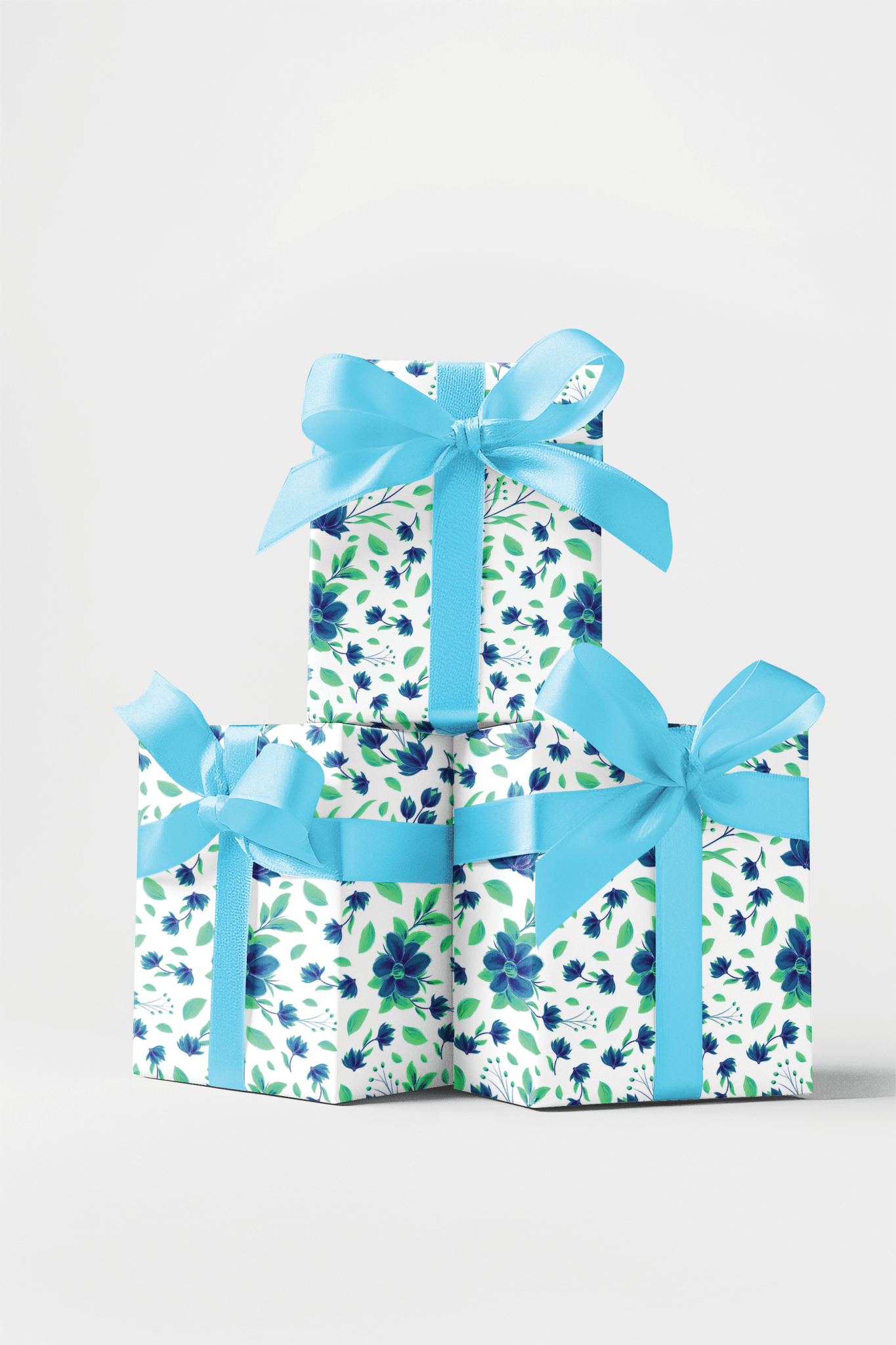 Floral Blue Pop