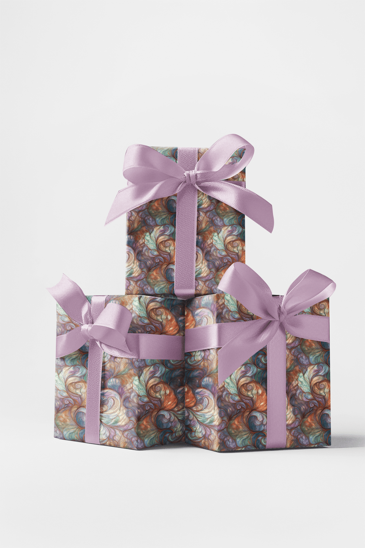 Marble Veil Cascade Wrapping Paper