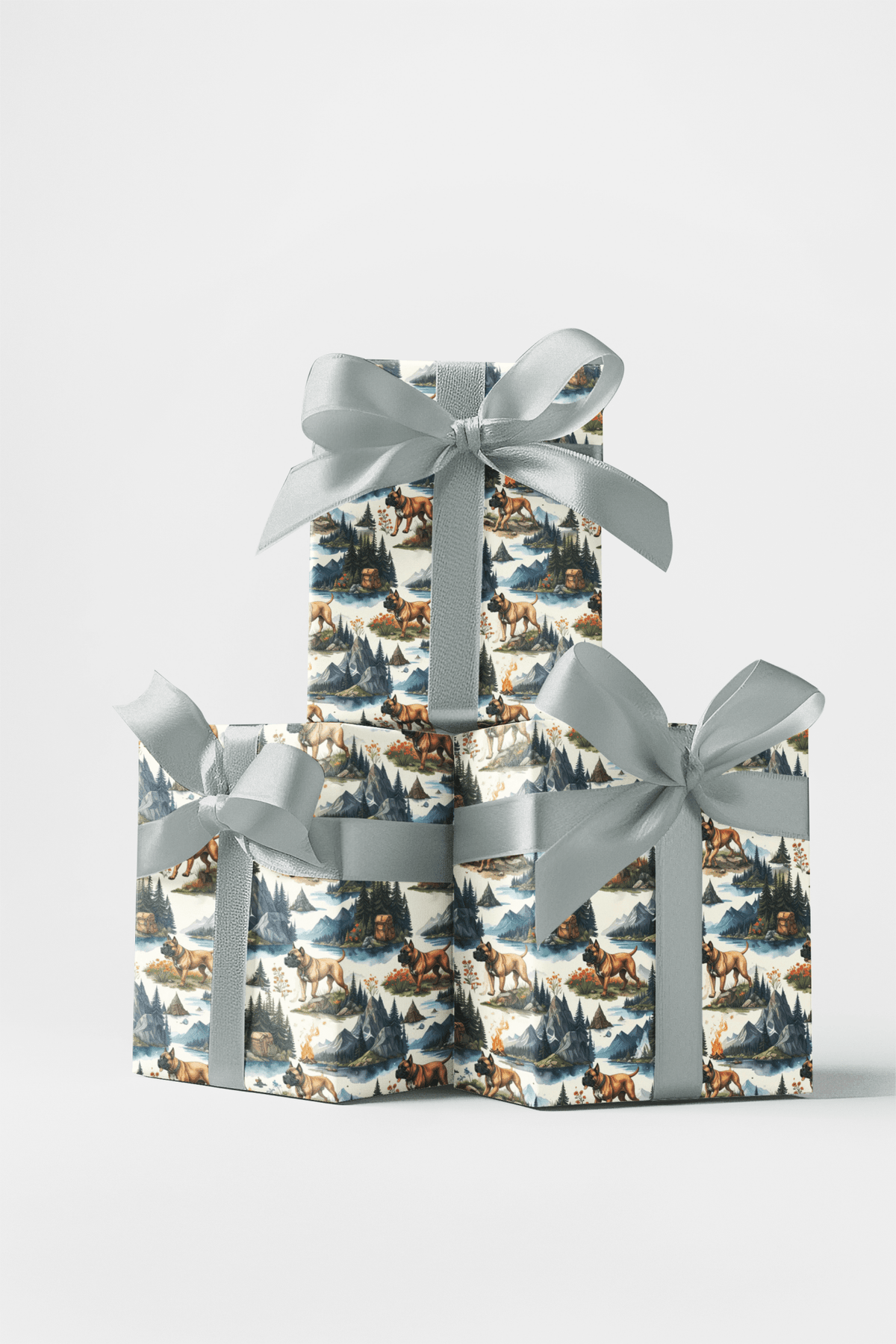 Mountain Adventure (cane Corso) Wrapping Paper