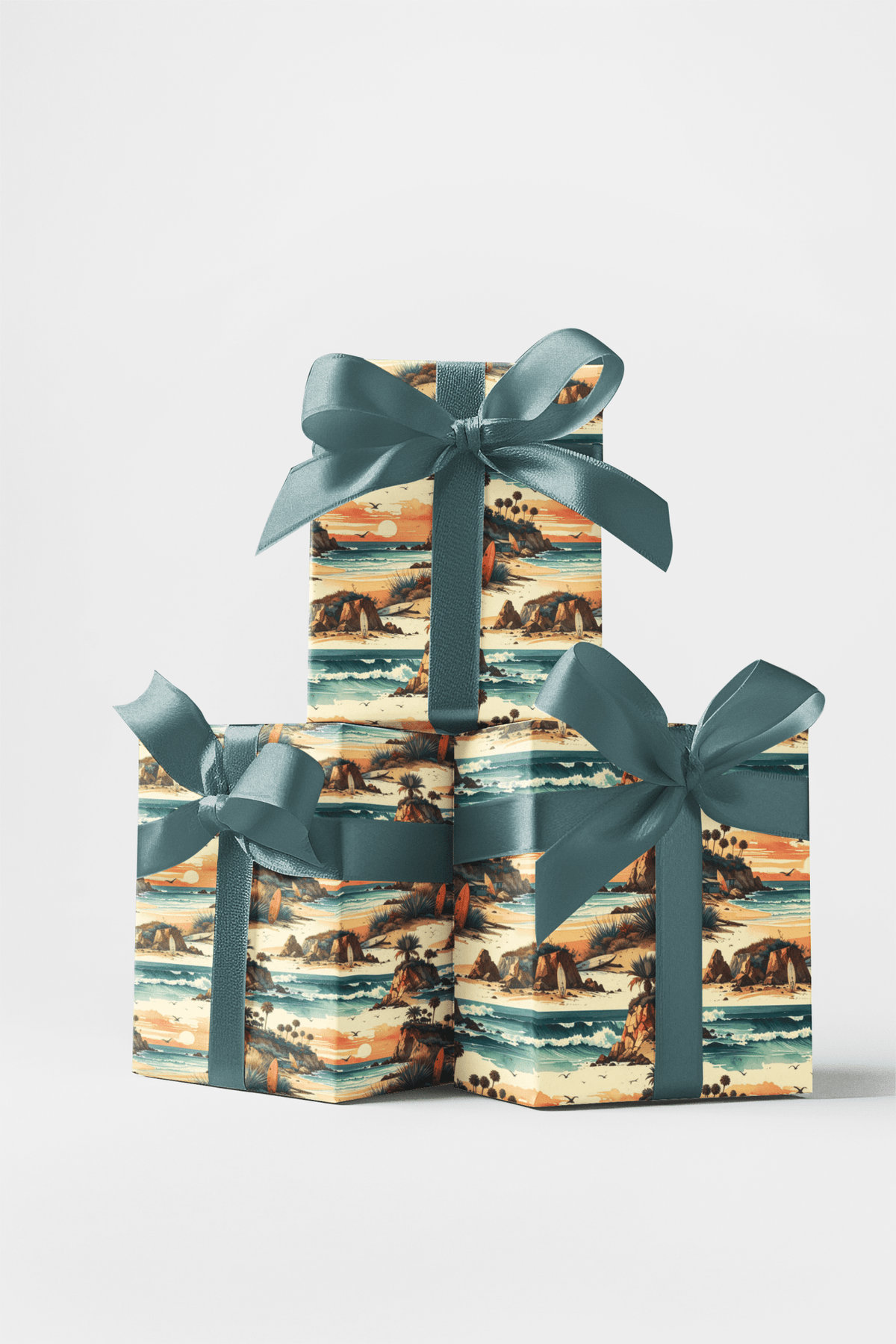 Vintage Surf Escape Wrapping Paper