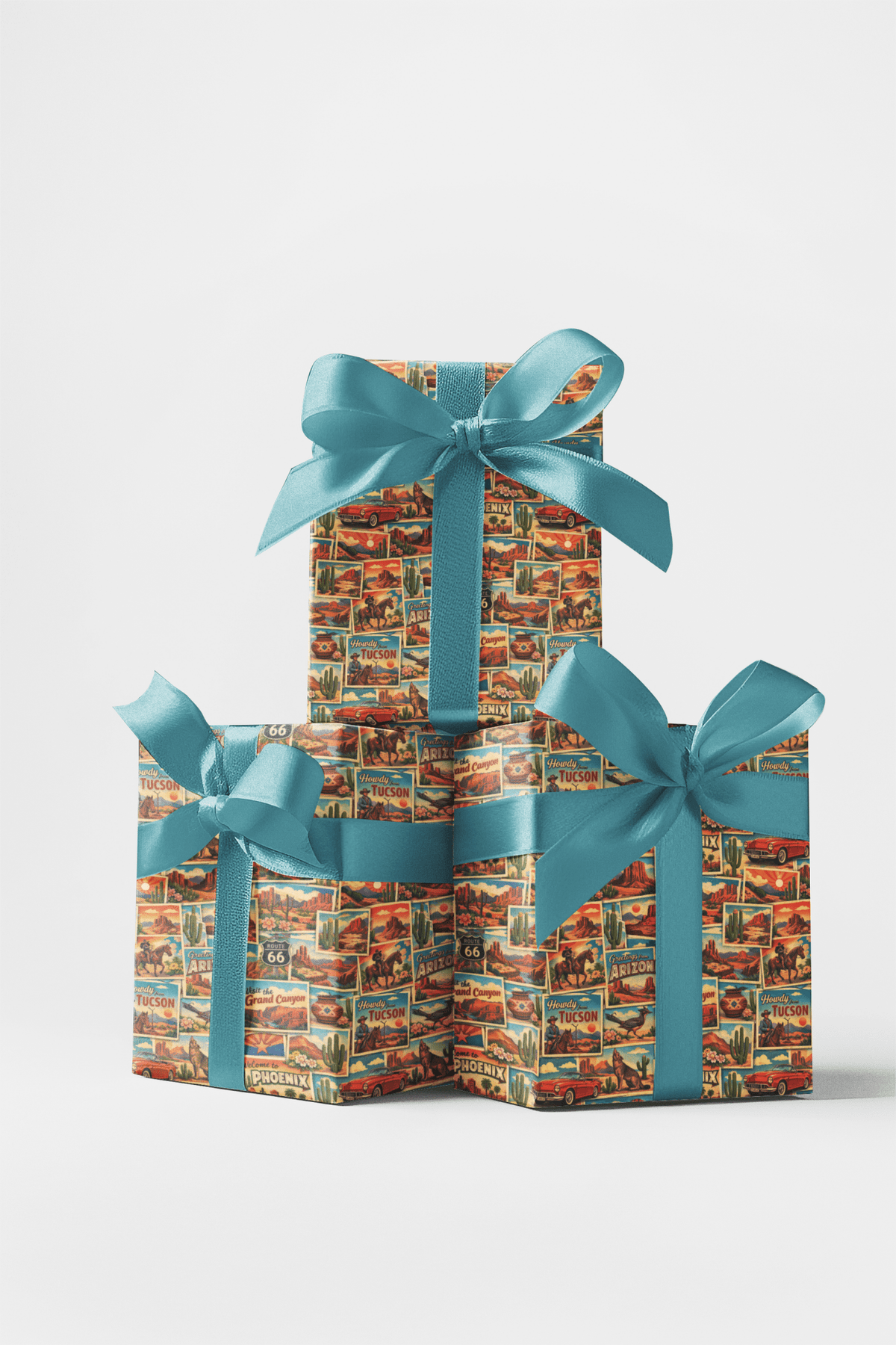 Arizona Postcard Memories Wrapping Paper