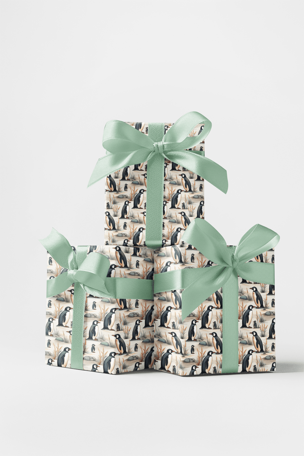 Safari Stroll: Penguin Wrapping Paper