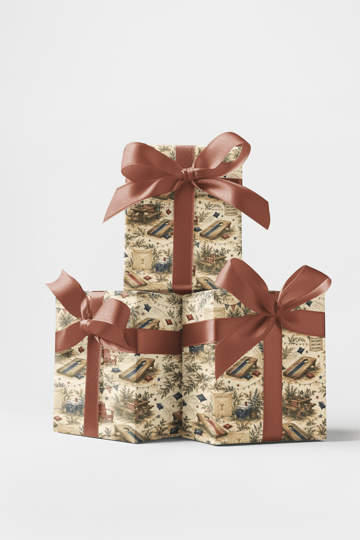 Backyard Tournament Classic Wrapping Paper