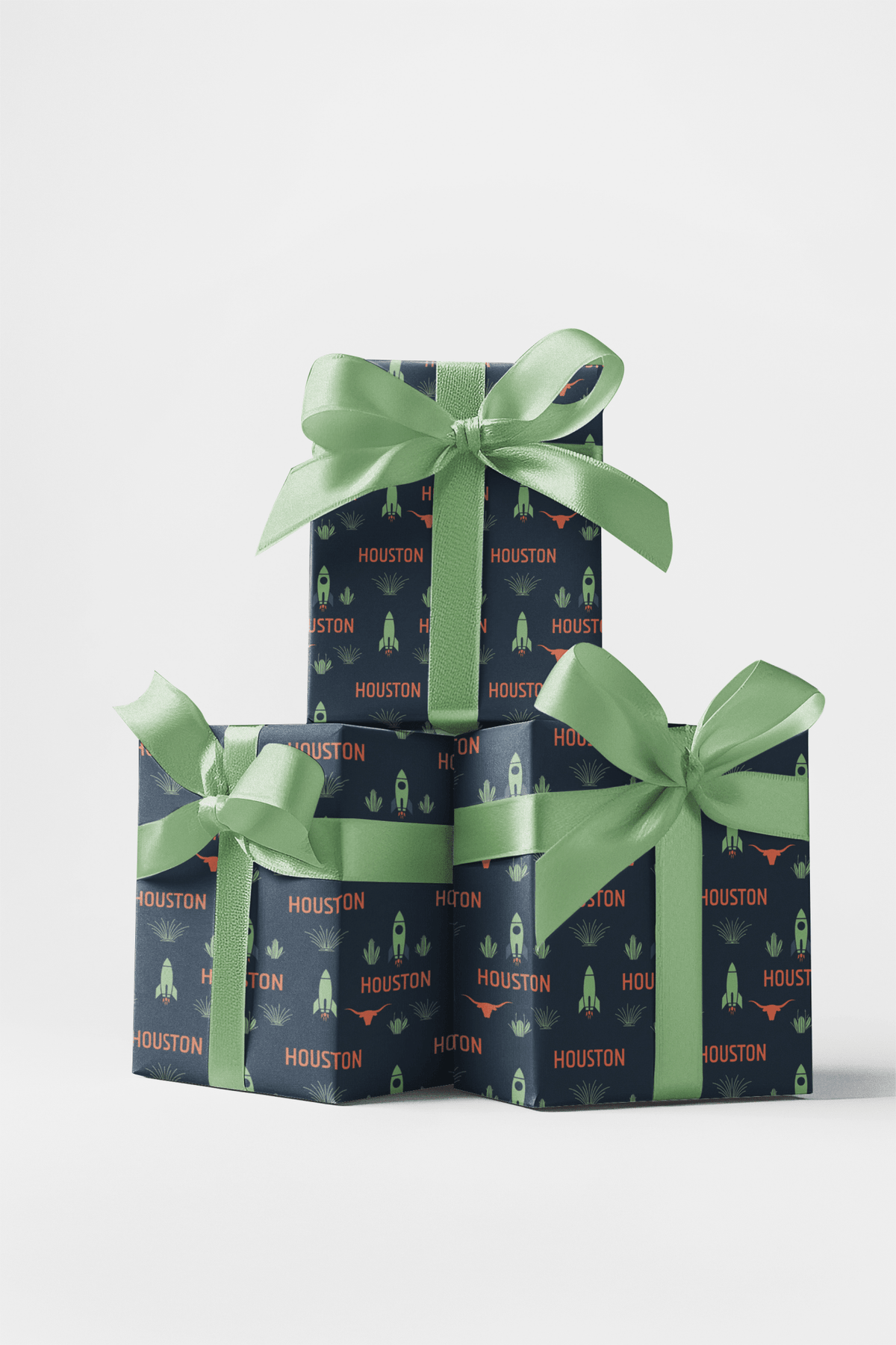 Houston — Space & Prairie Wrapping Paper