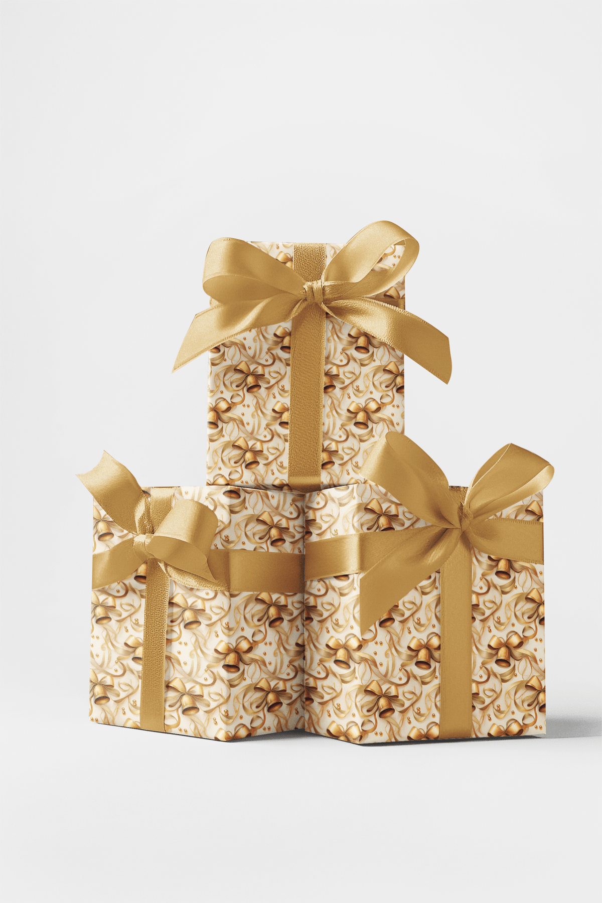 Ribbon & Bells Wrapping Paper