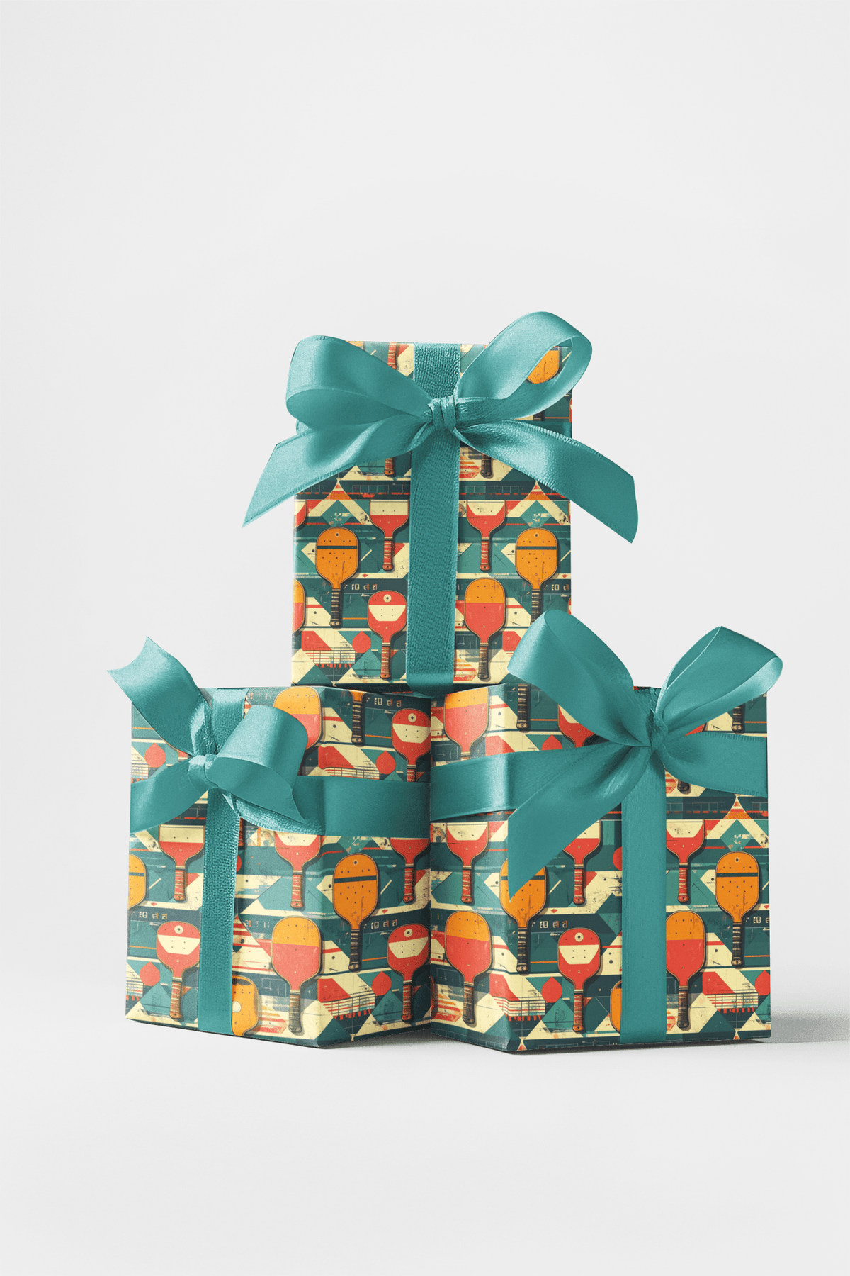 Pickleball Time Machine Wrapping Paper