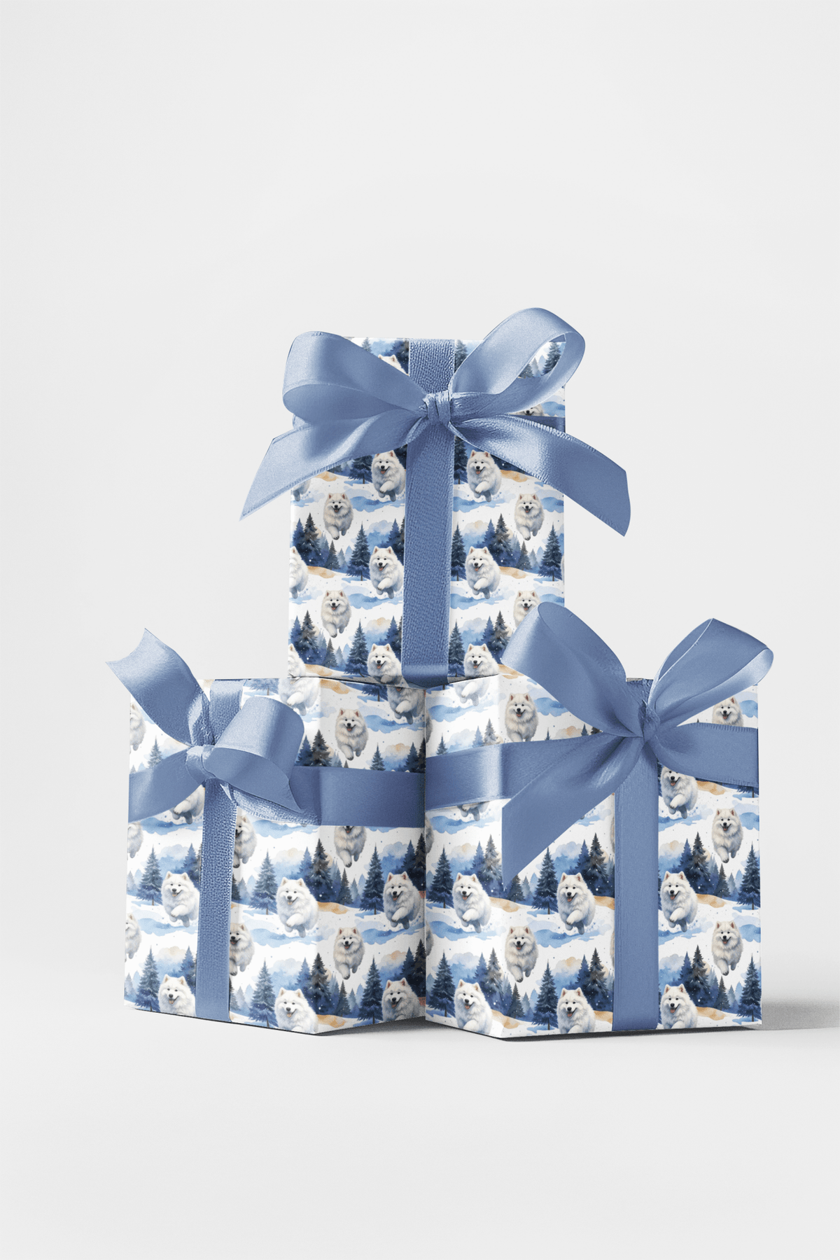 Samoyed Winter Wonderland Wrapping Paper