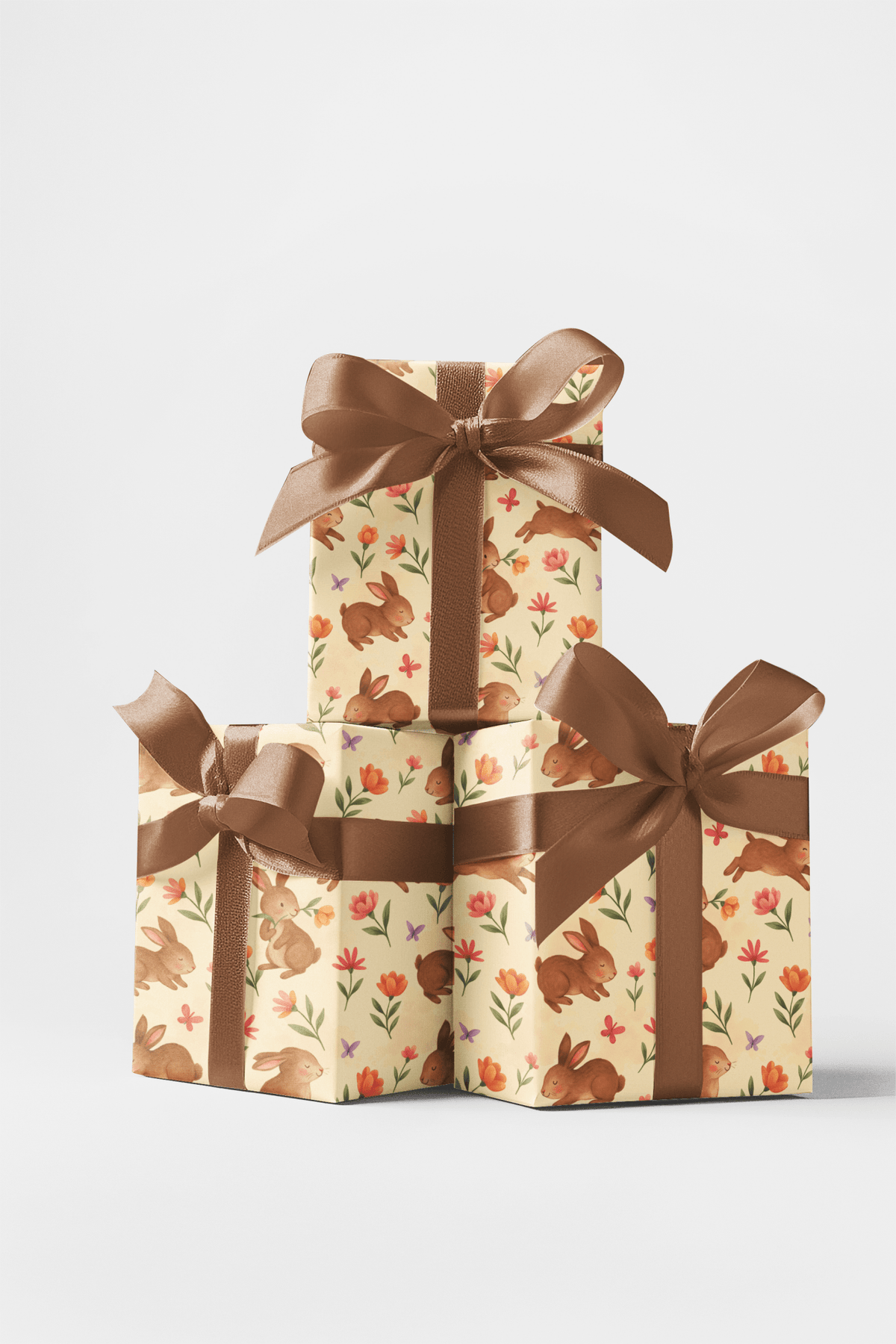 Springtime Whiskers Wrapping Paper