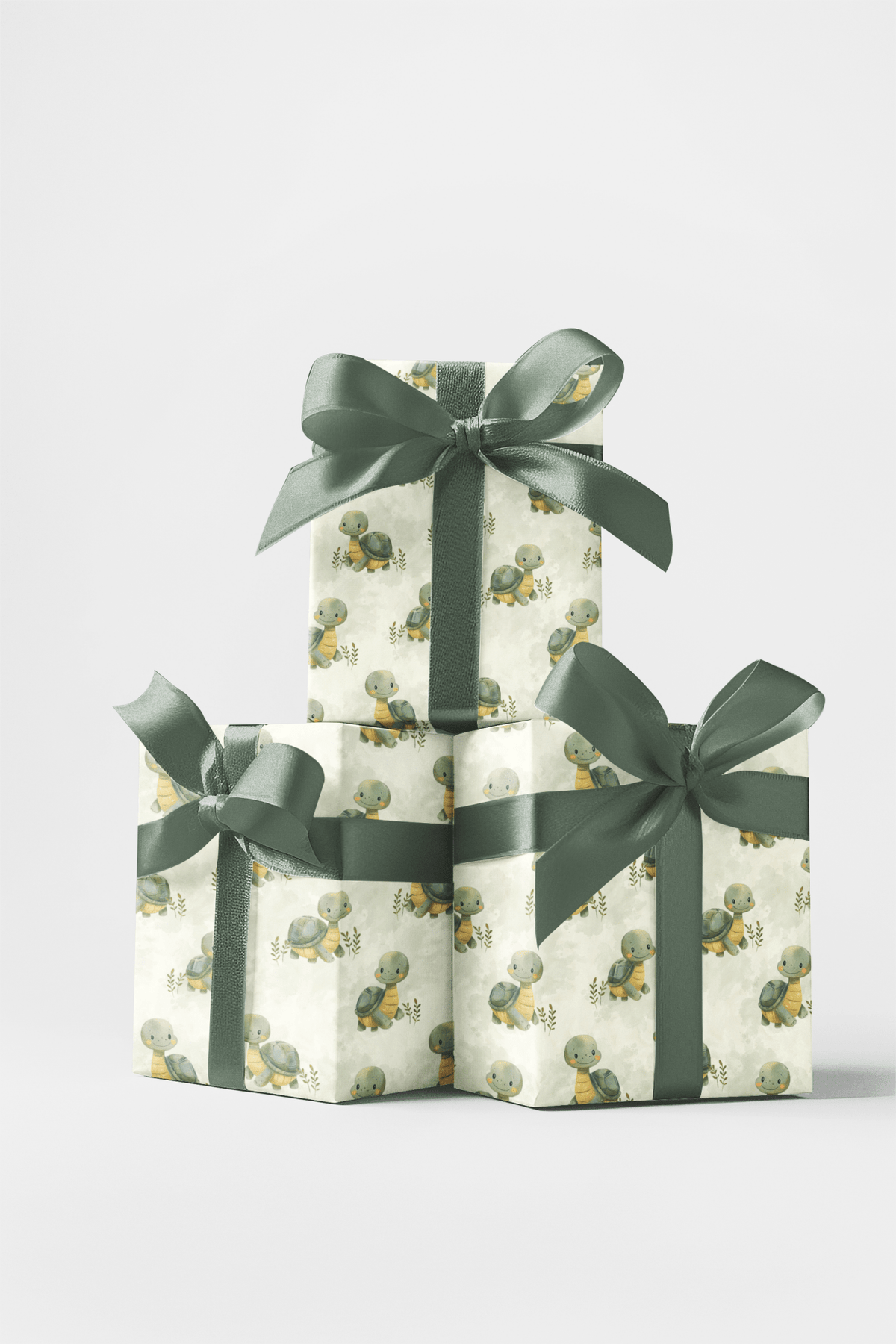 Turtle Garden Wrapping Paper