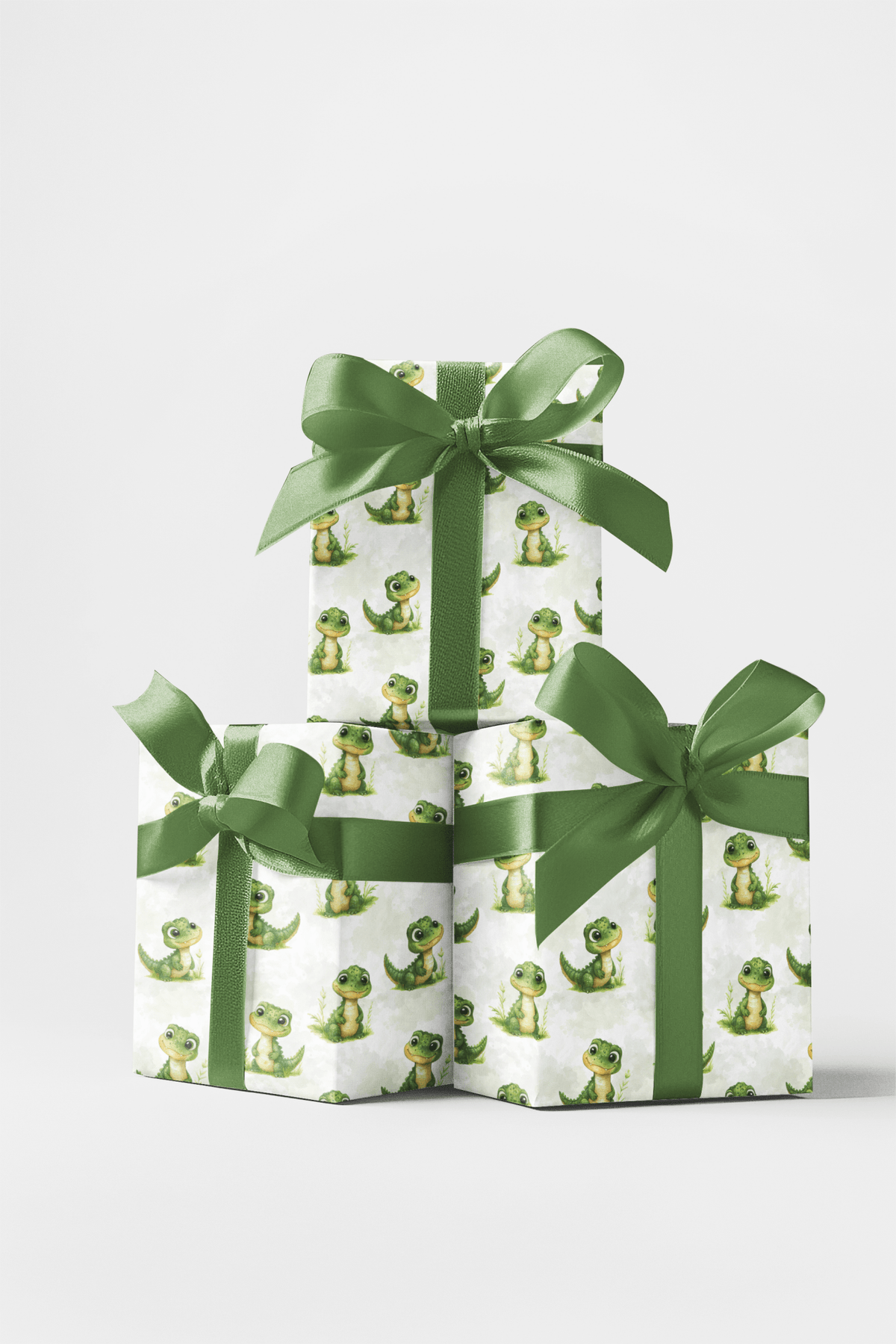 Little Gator Smiles Wrapping Paper