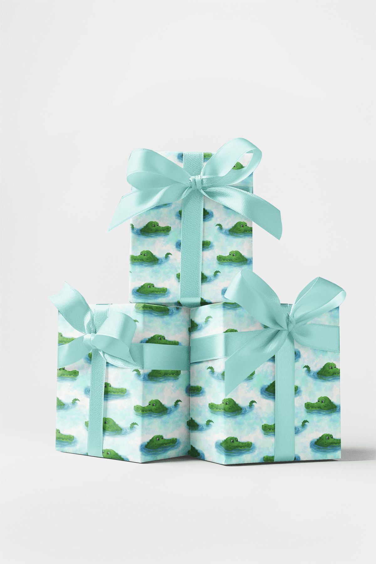 Crocodile Drift Wrapping Paper